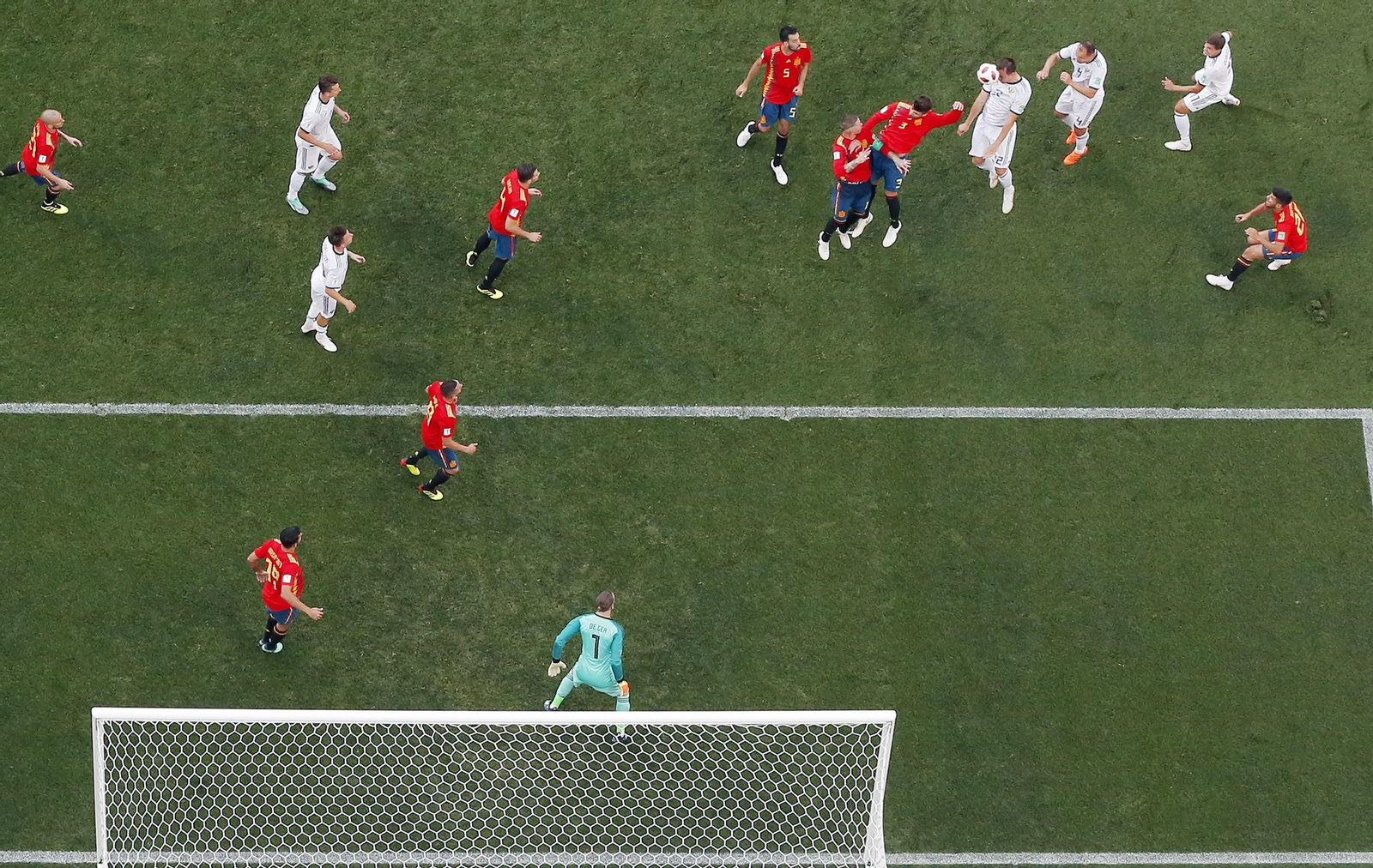 Las imágenes del España-Rusia