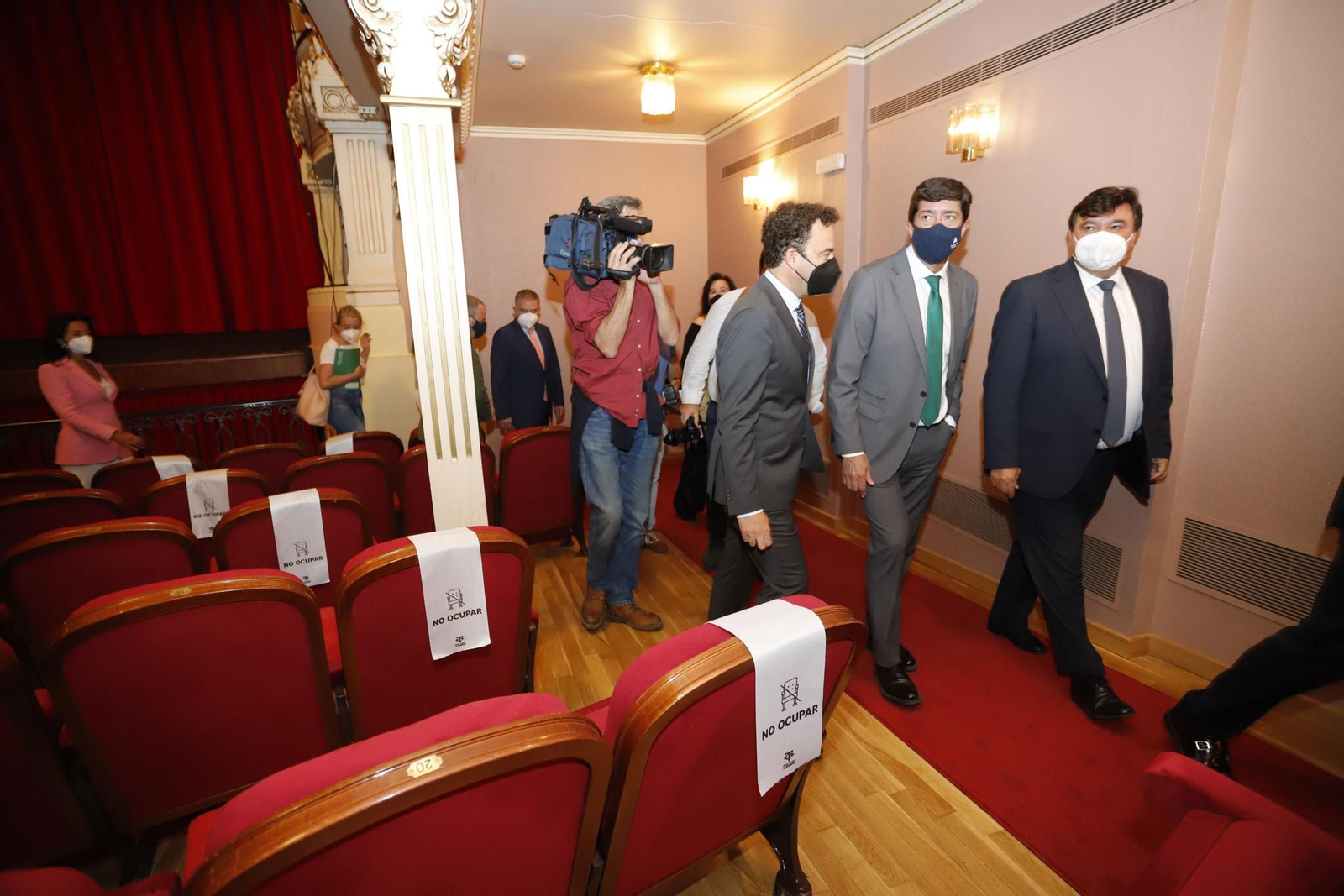 Imágenes la inauguración de la remodelación del Gran Teatro de Huelva
