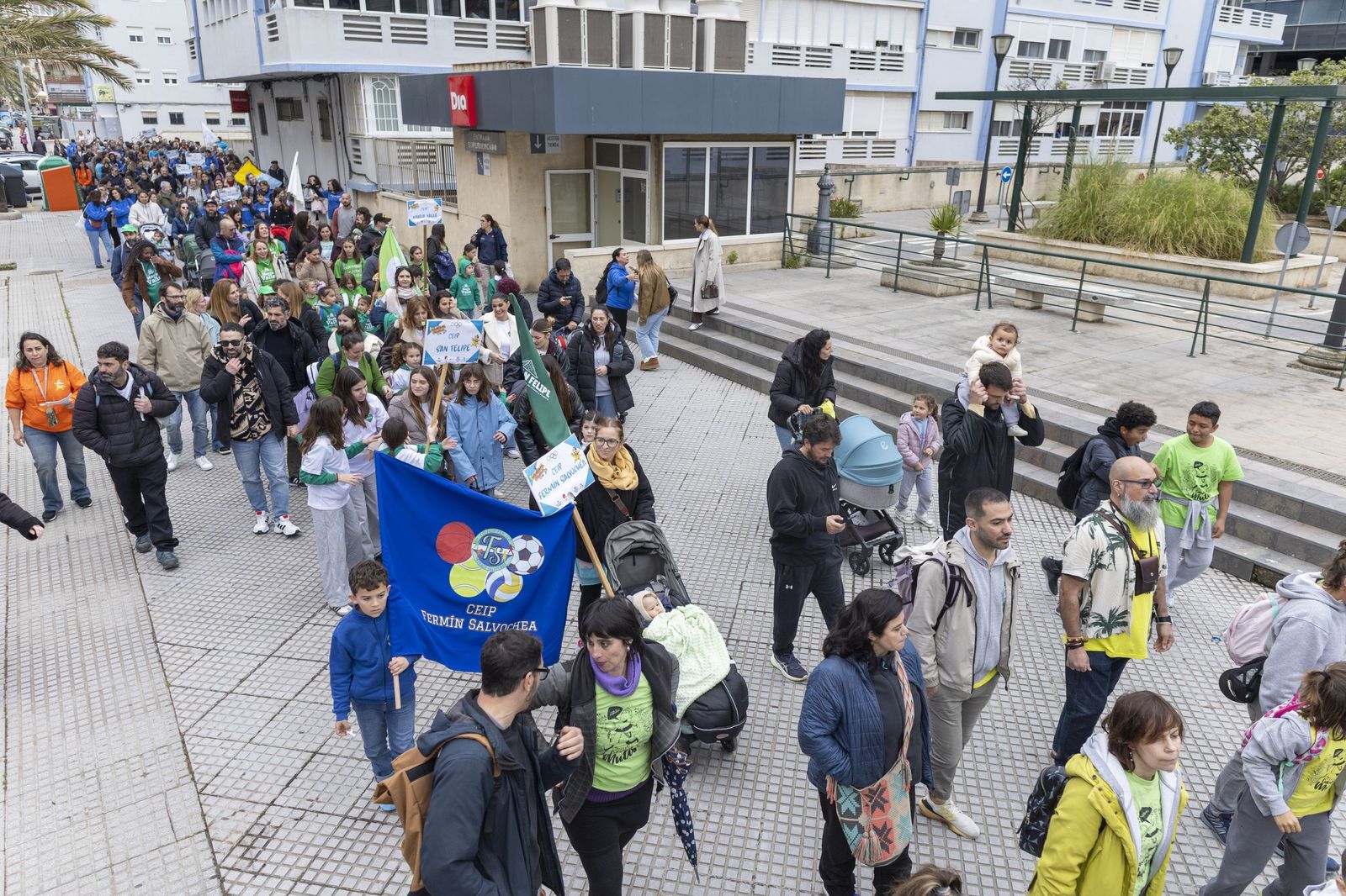 Las imágenes de la inauguración de VI Olimpiadas Escolares de la Escuela Pública de Cádiz