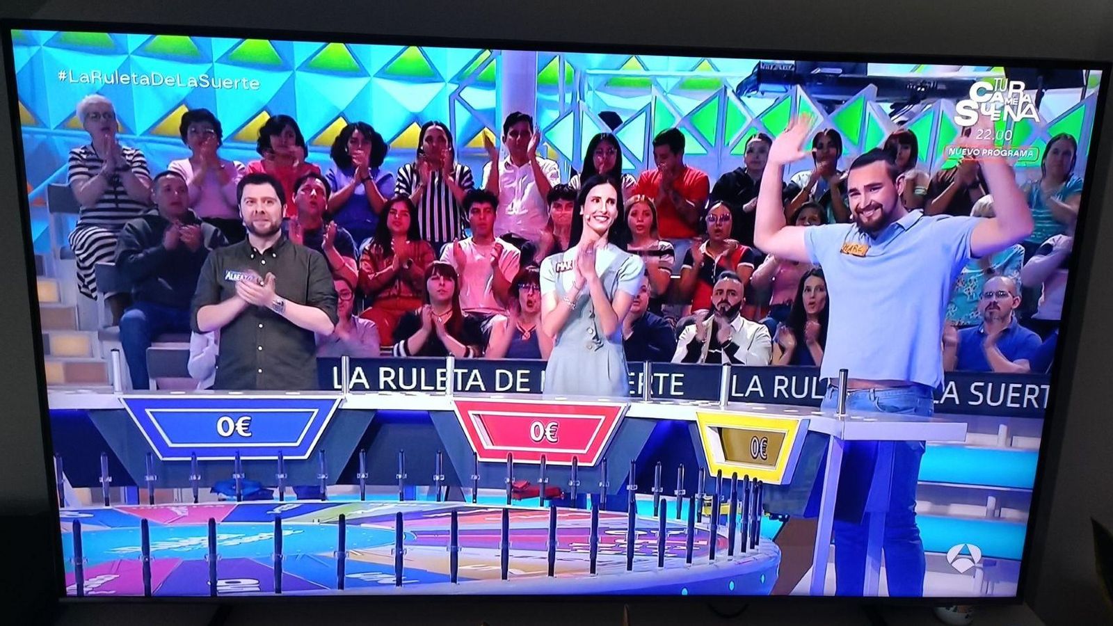 Una captura de La ruleta de la suerte de este viernes. Una captura de La ruleta de la suerte de este viernes.
