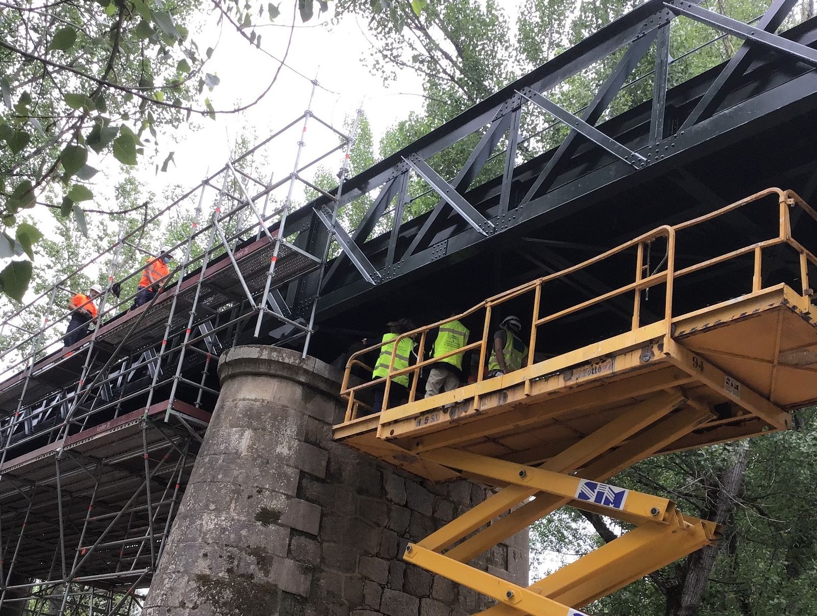 Reparación de un puente