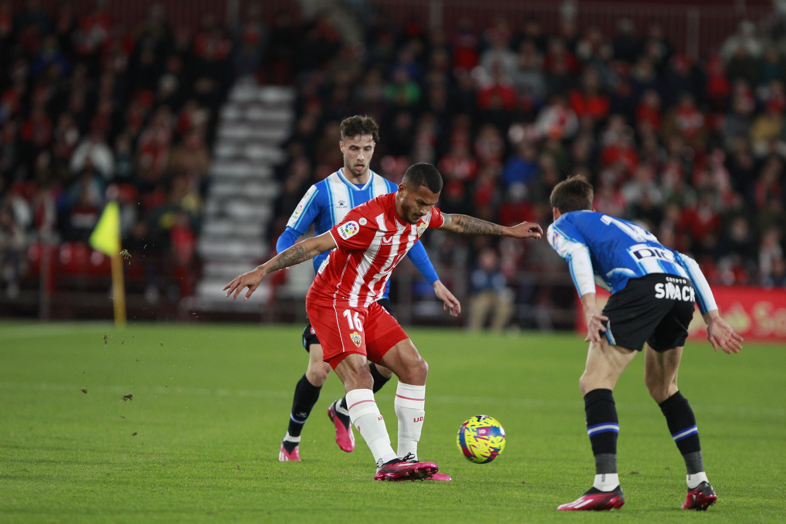 Imágenes del partido U.D. Almería-R.C.D. Espanyol