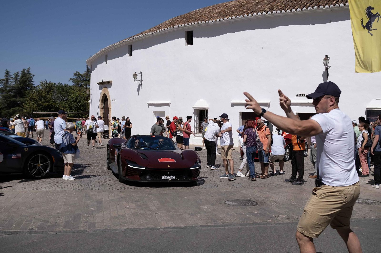 Ronda se llena de ferraris, en imágenes