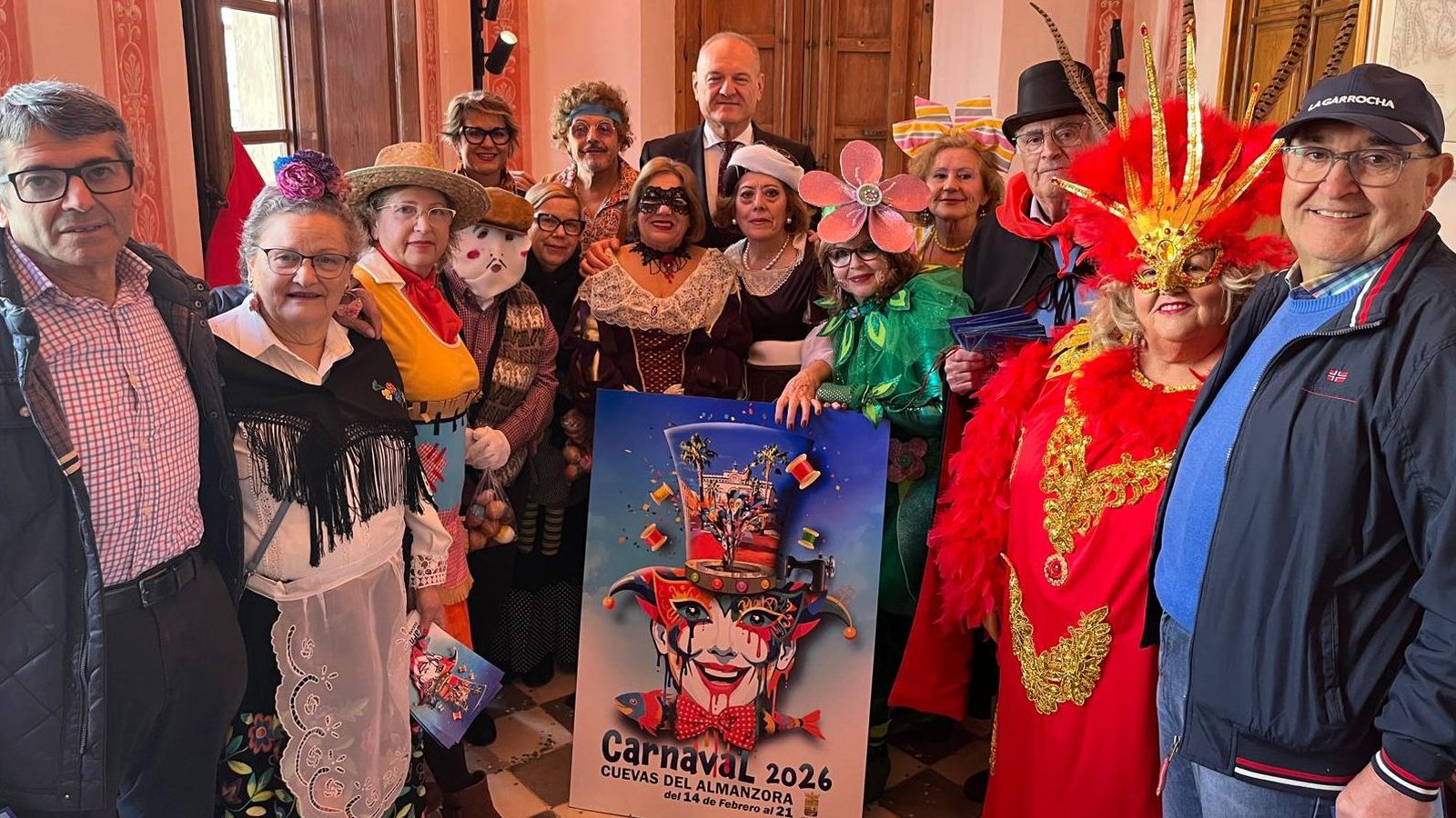 Presentación del Carnaval 2026 en Cuevas este viernes.