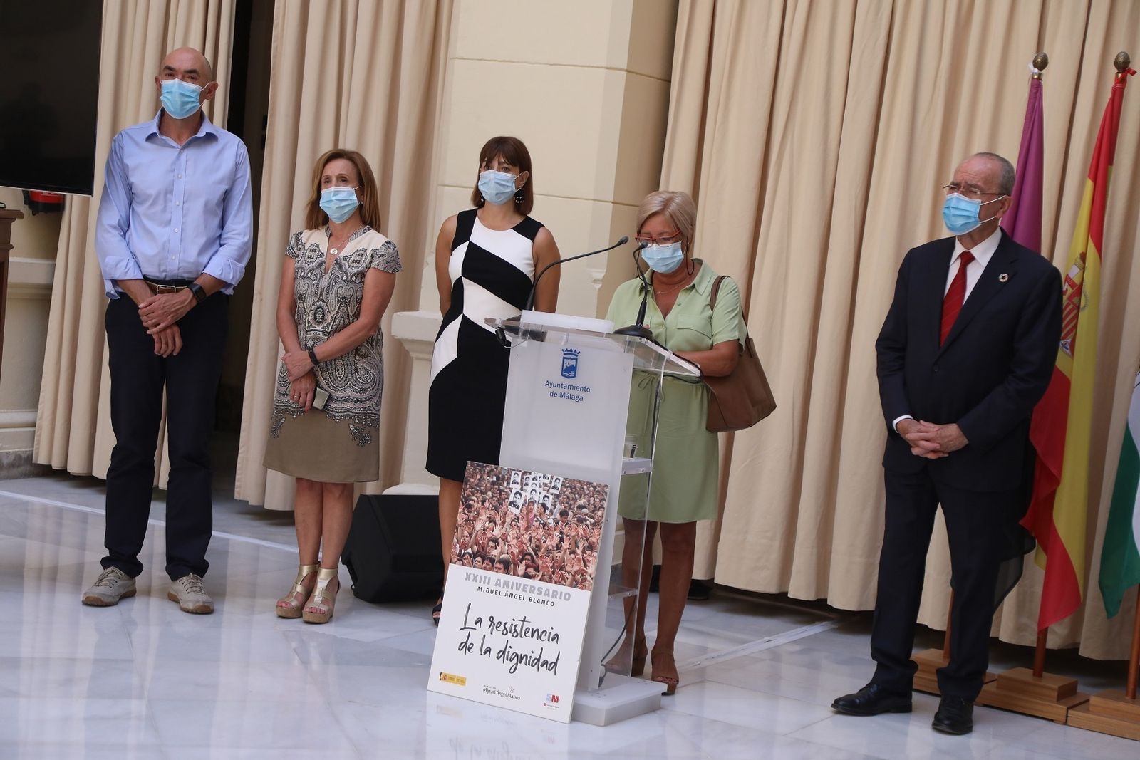 Homenaje en el Ayuntamiento a la figura de Miguel Ángel Blanco.