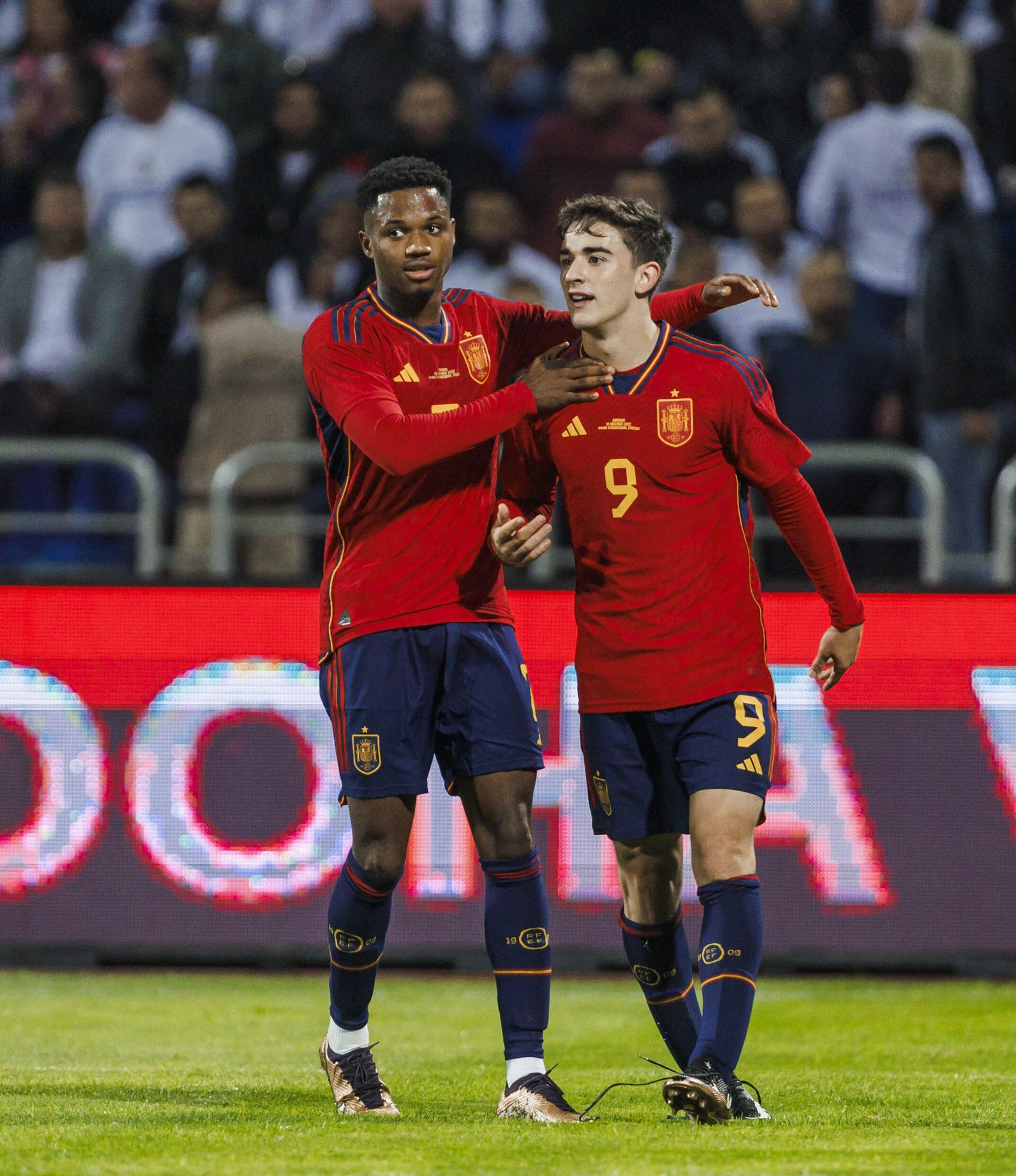 Las imágenes del Jordania - España previo al Mundial de Qatar