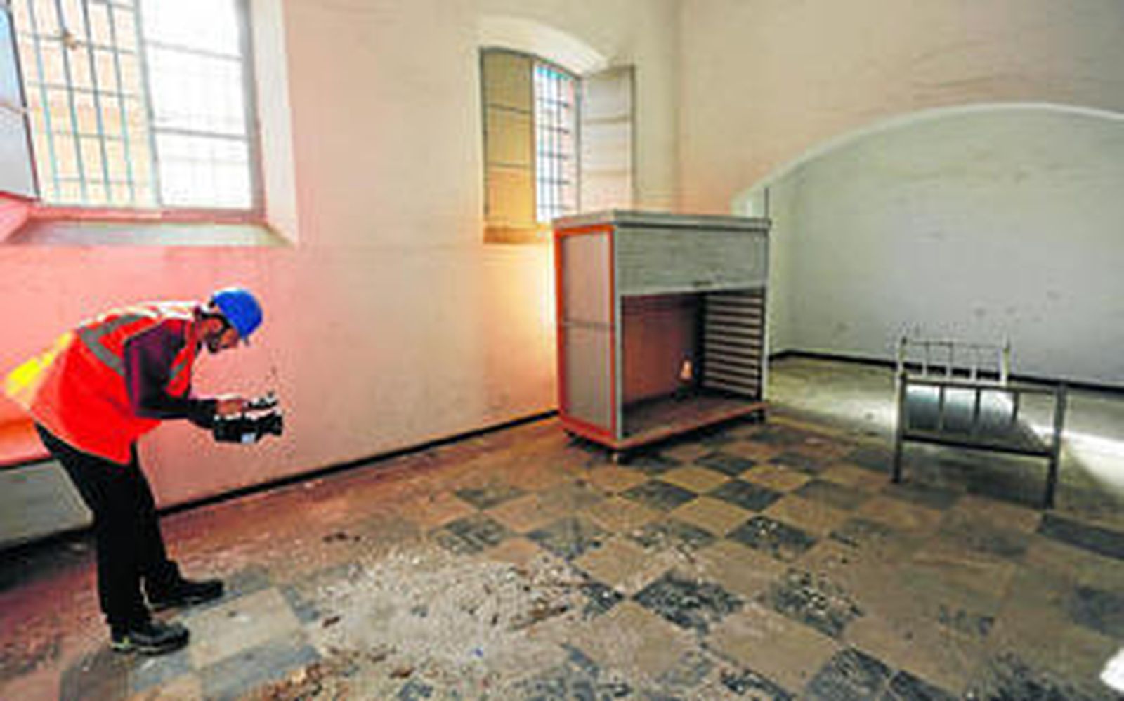 Instalaciones de la antigua Prisión Provincial, en estado ruinoso.