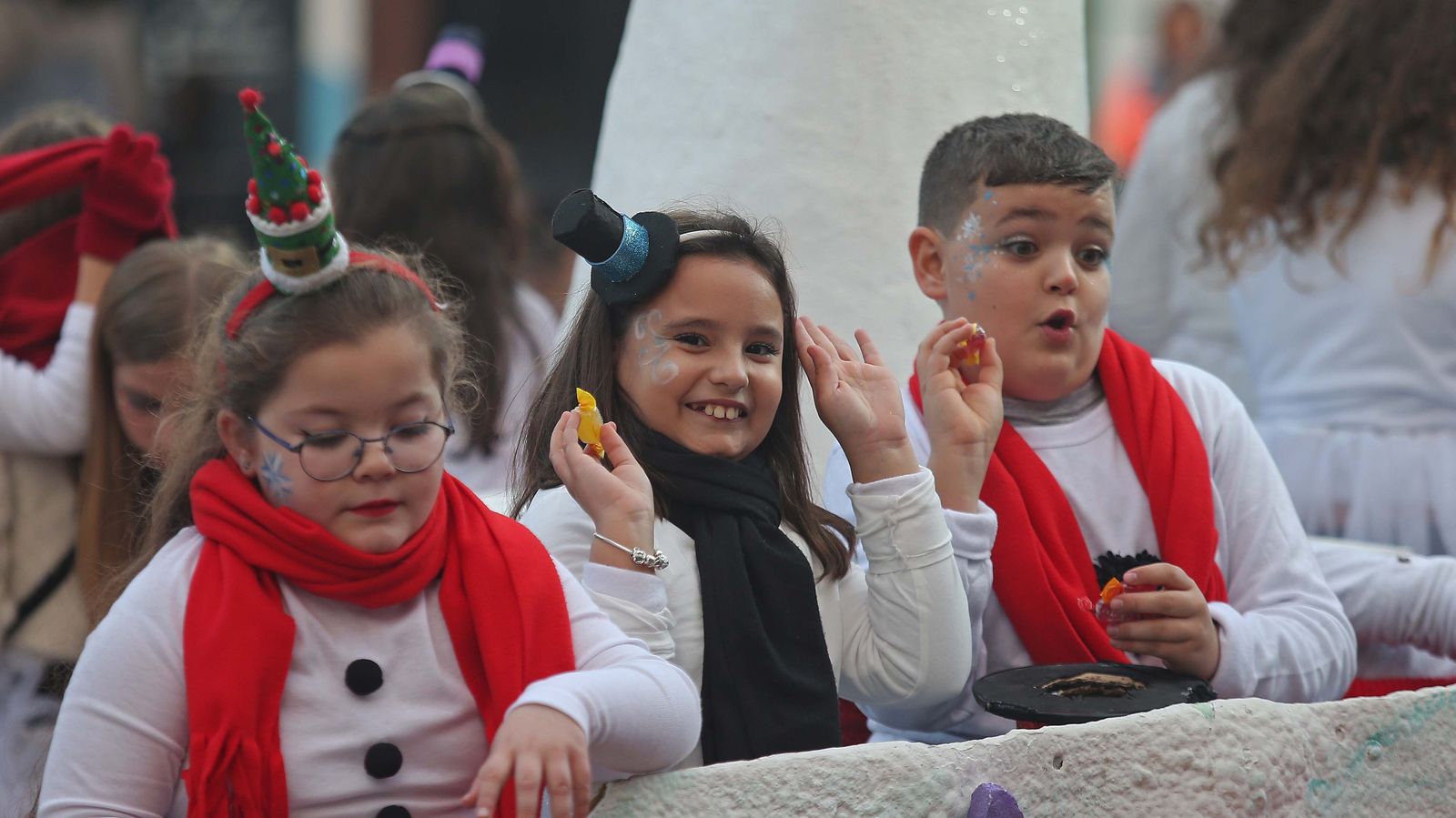 Fotos de la cabalgata de los Reyes Magos en Algeciras