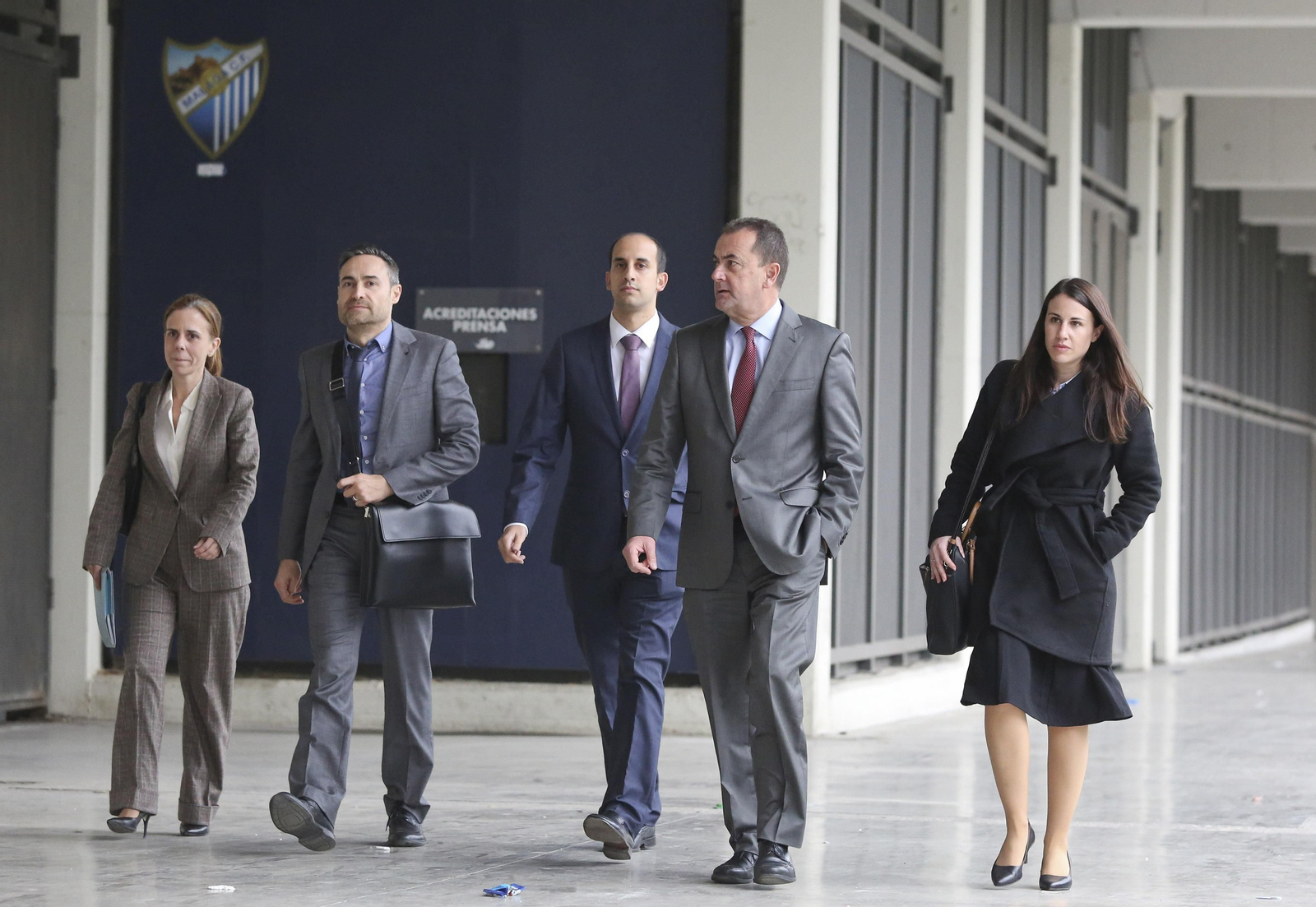 Cuatro años del administrador judicial en el Málaga CF, en fotos