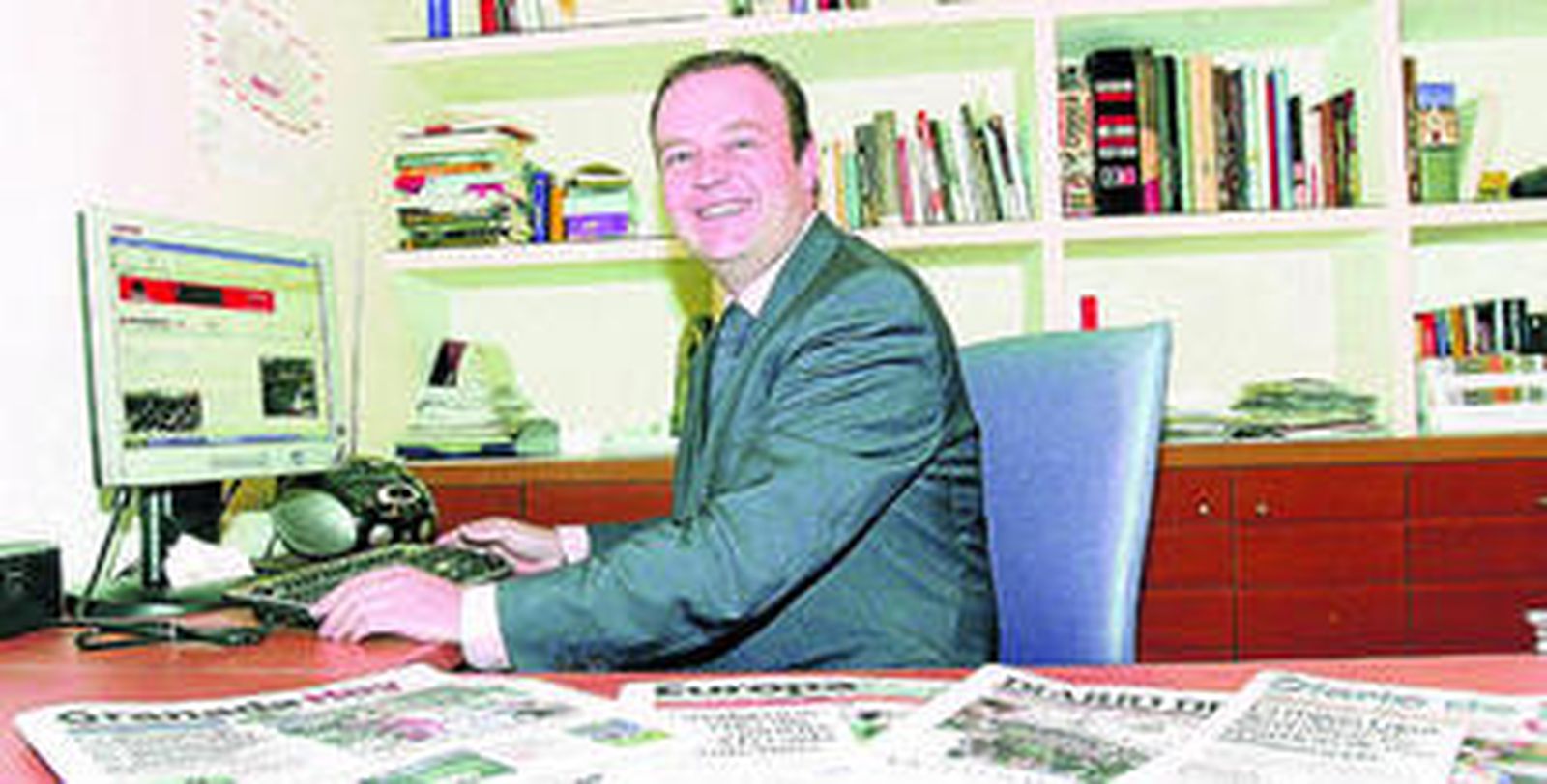 Jesús Huertas, durante una entrevista digital en el diario 'Granada Hoy'.