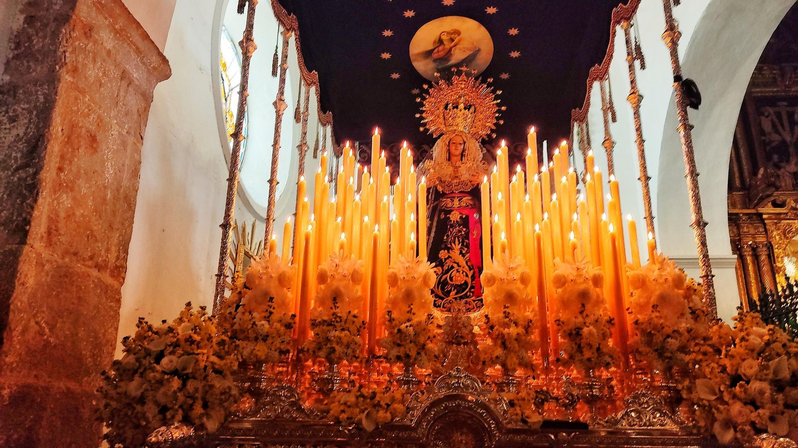 Nuestra Señora de la Salud, otro de los pasos que recuperó las procesiones en Ayamonte.
