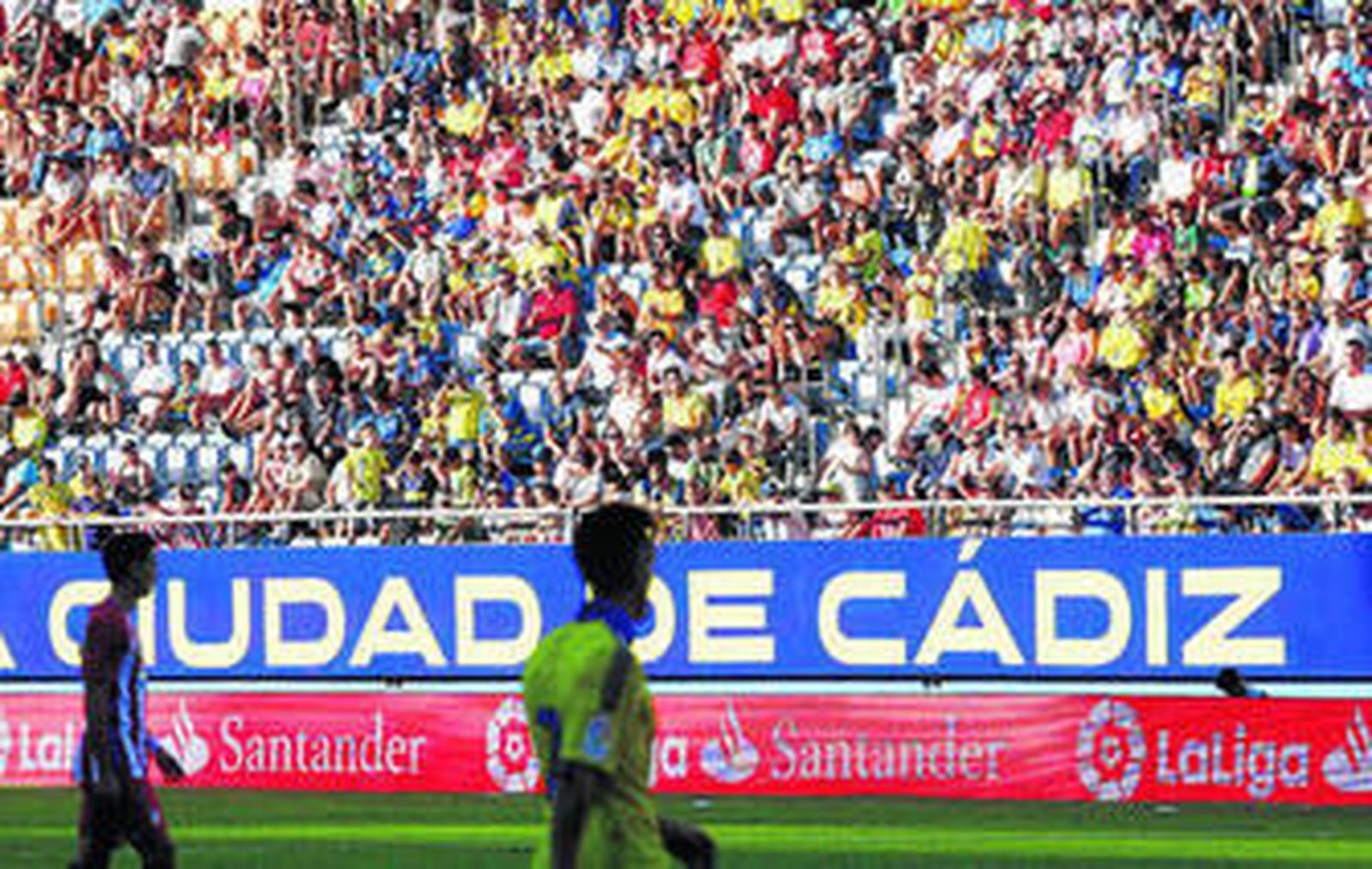 Pina y Vizcaíno coincidieron en el palco para vivir la primera semifinal del Trofeo Carranza.