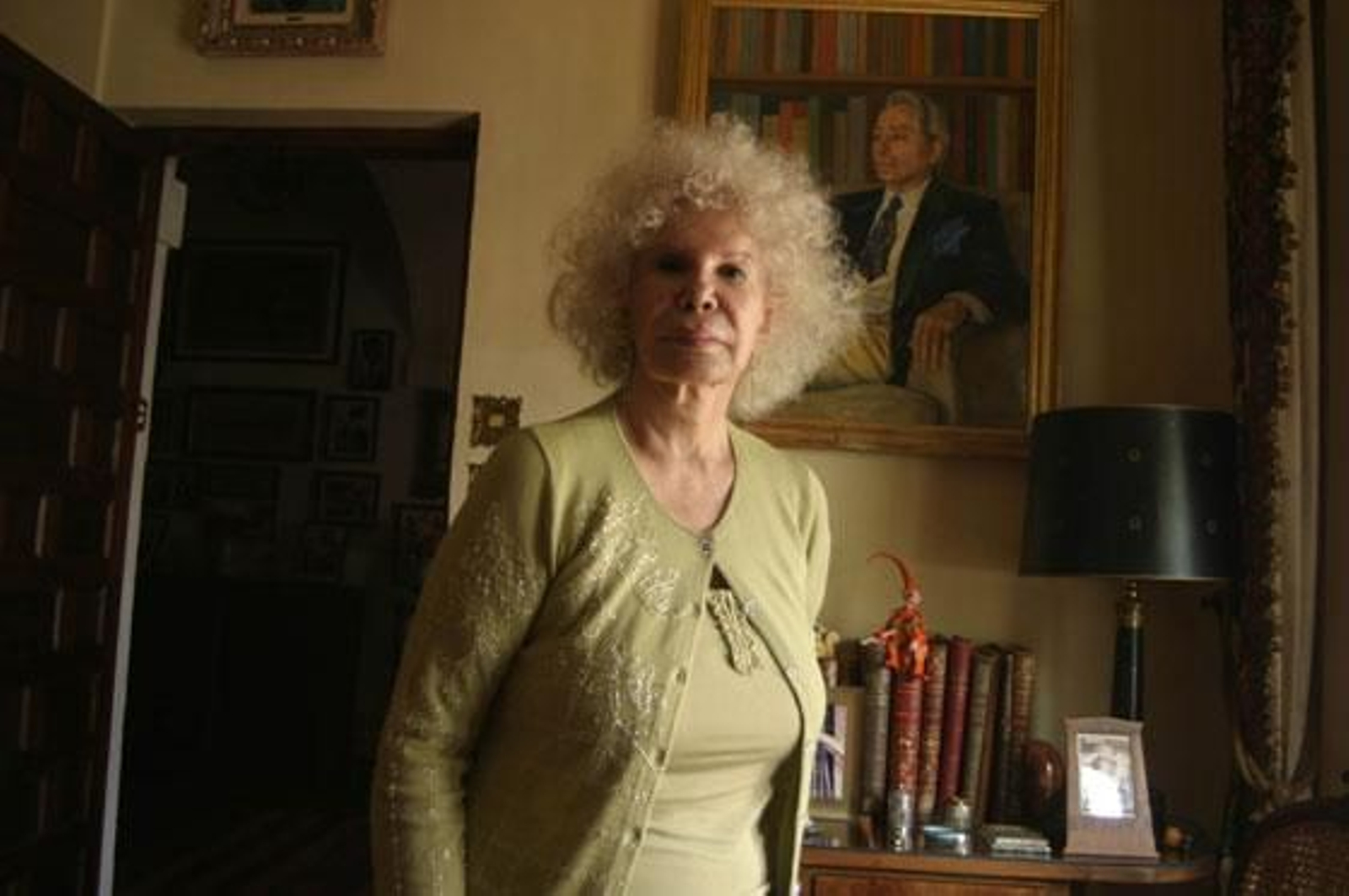 Imagen de la duquesa en su despacho.