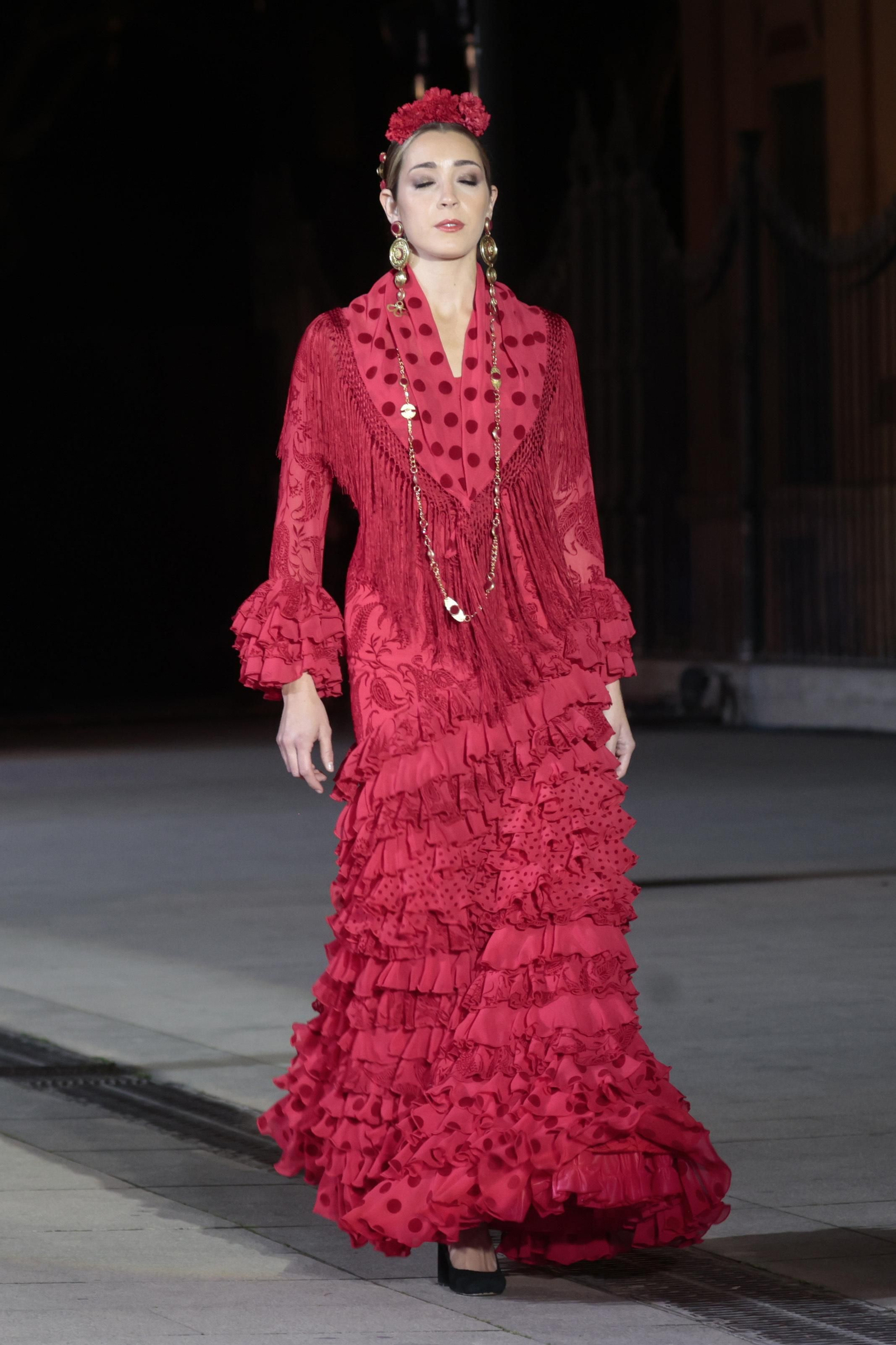 El desfile Andalucía es flamenca en el Palacio de San Telmo, todas las fotos