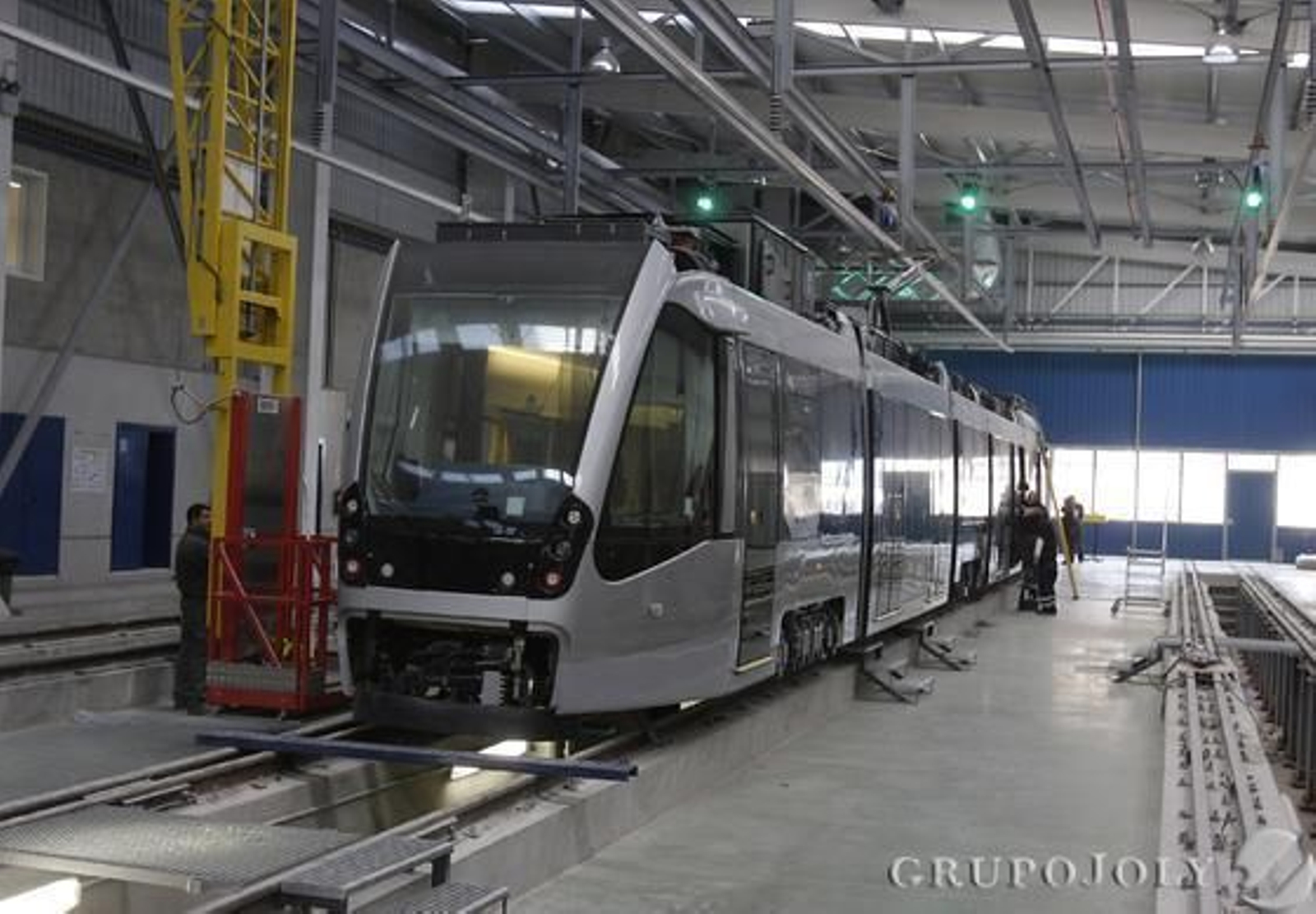 Fábrica de tranvías CAF en Linares (Jaén).

Foto: José Ángel García