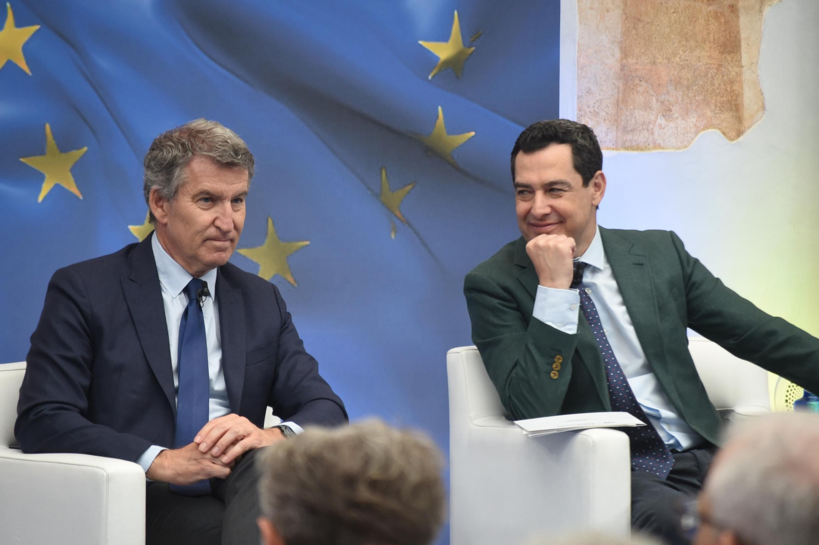 La visita de Núñez Feijóo y Juanma Moreno a Córdoba, en imágenes