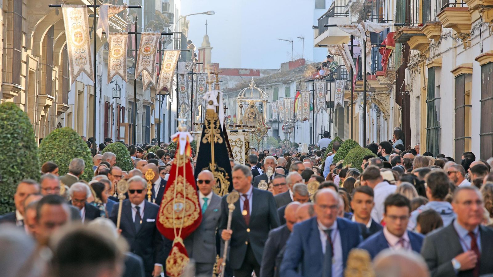 La procesión de la Patrona de Jerez en imágenes