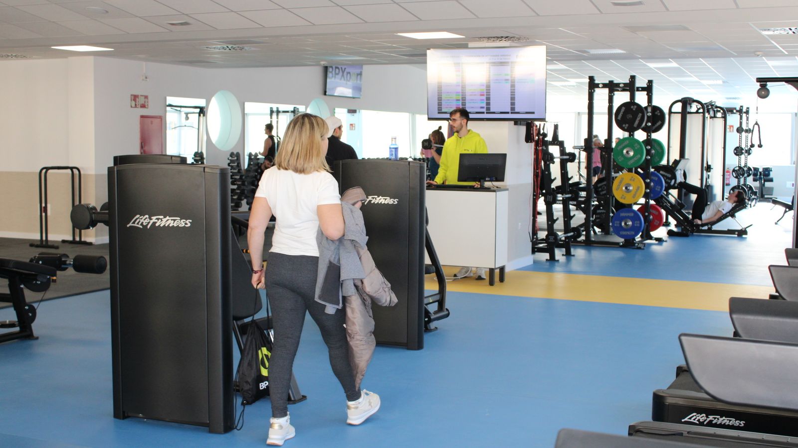 Imagen del gimnasio.