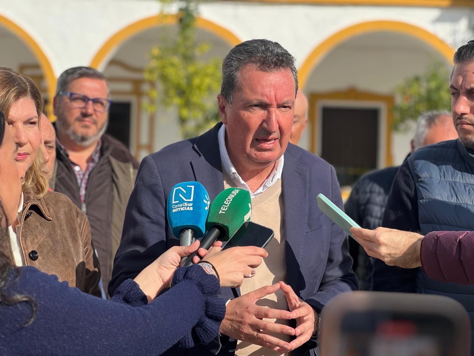 El presidente del PP de Huelva, Manuel Andrés González.