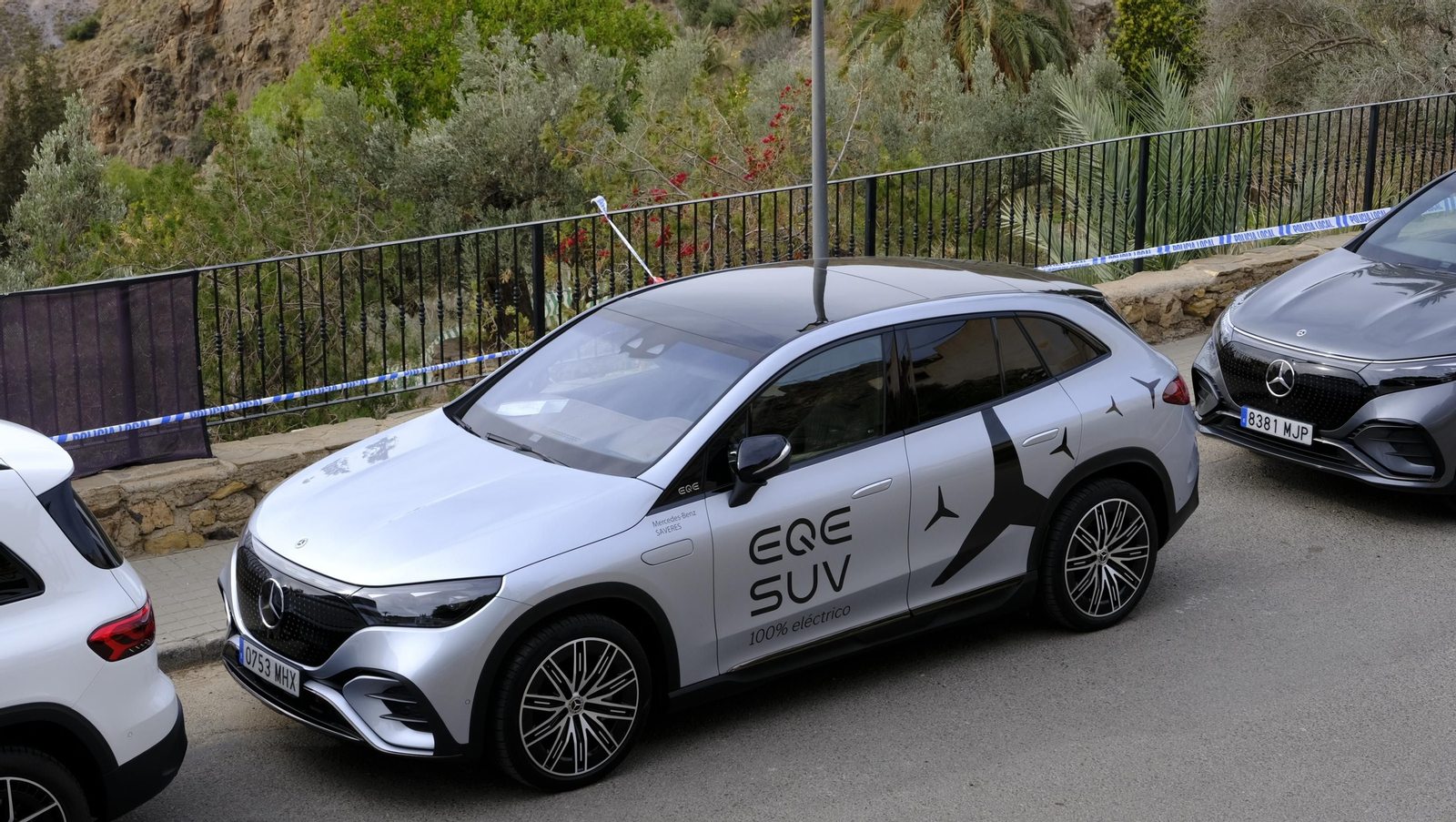 imágenes de la presentación de los nuevos Mercedes-Benz eléctricos, en SAVERES Huércal de Almería