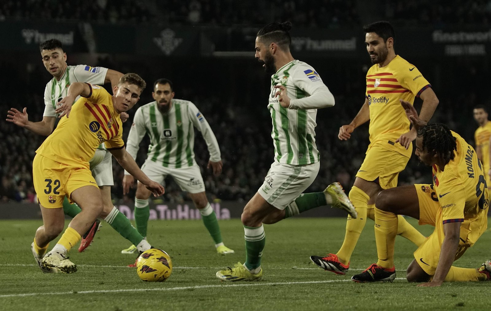 Las imágenes del Betis - Barcelona