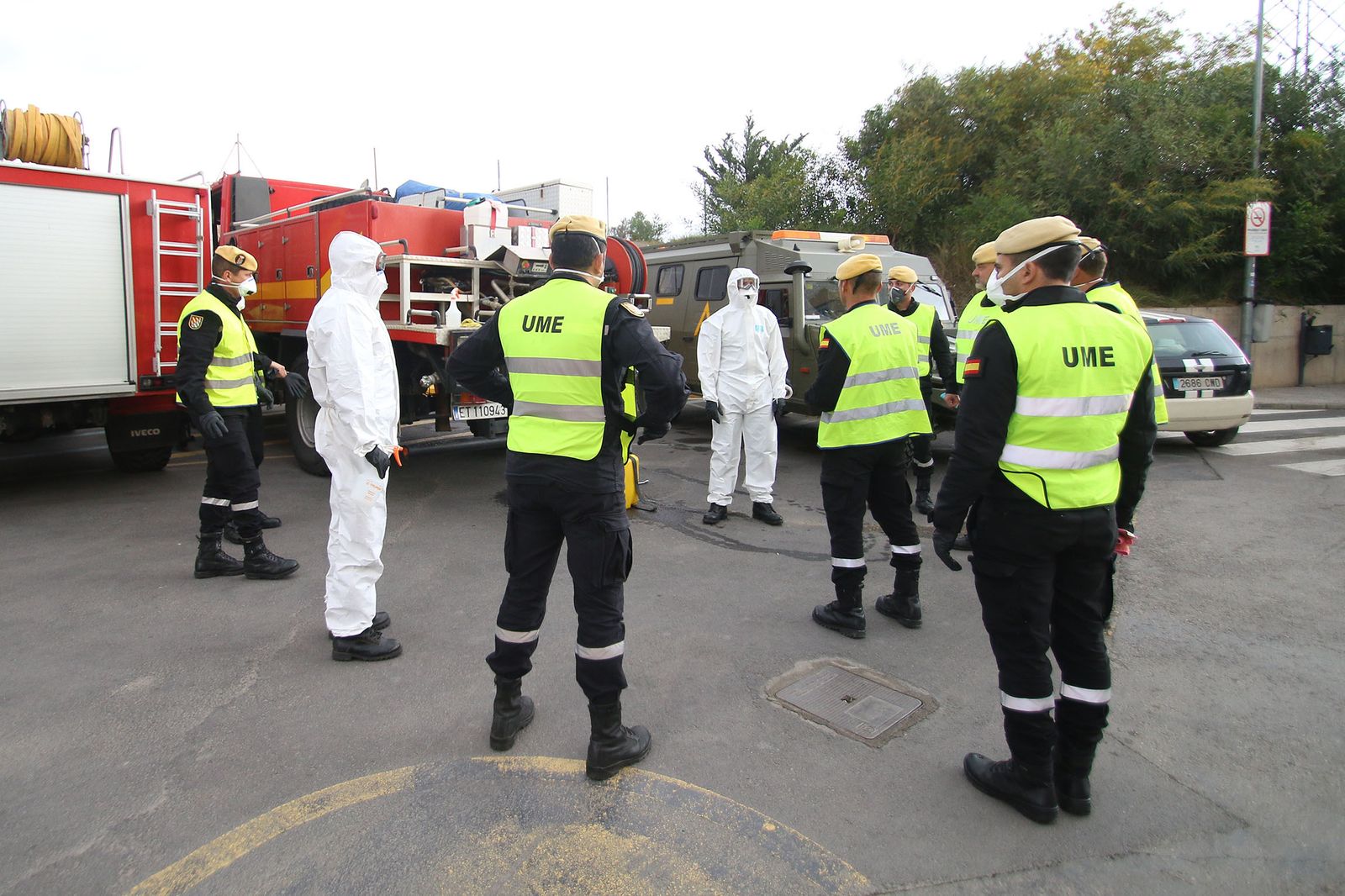 Fotogalería Coronavirus. Actuación UME en Almería.