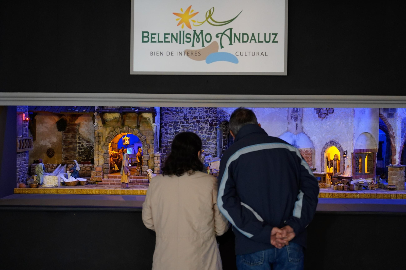 Fotos del Belén de la Asociación de Belenistas de Algeciras `Oro, Incienso y Mirra´, en la Sala del Mercado Hotel Garrido