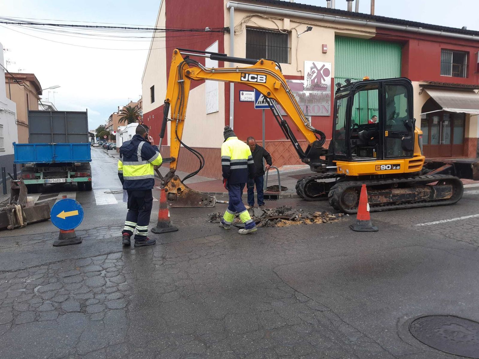 Trabajos que se han venido llevando a cabo en diferentes puntos de la localidad.