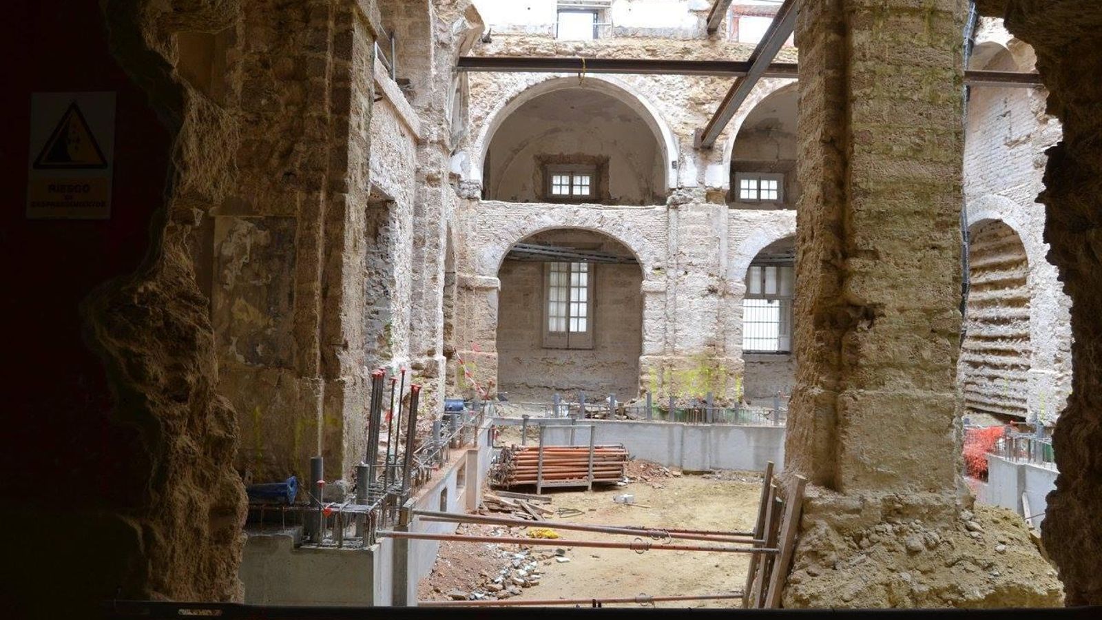 Obras en el Ayuntamiento de San Fernando. Obras en el Ayuntamiento de San Fernando.