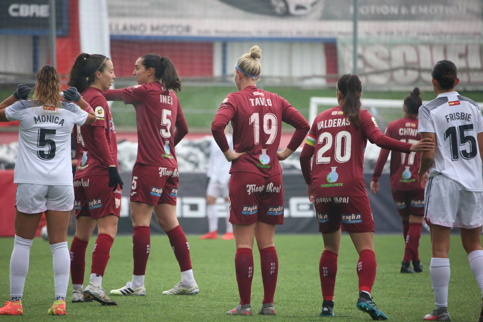 Un partido reciente del EDF Logroño, que jugará la final.