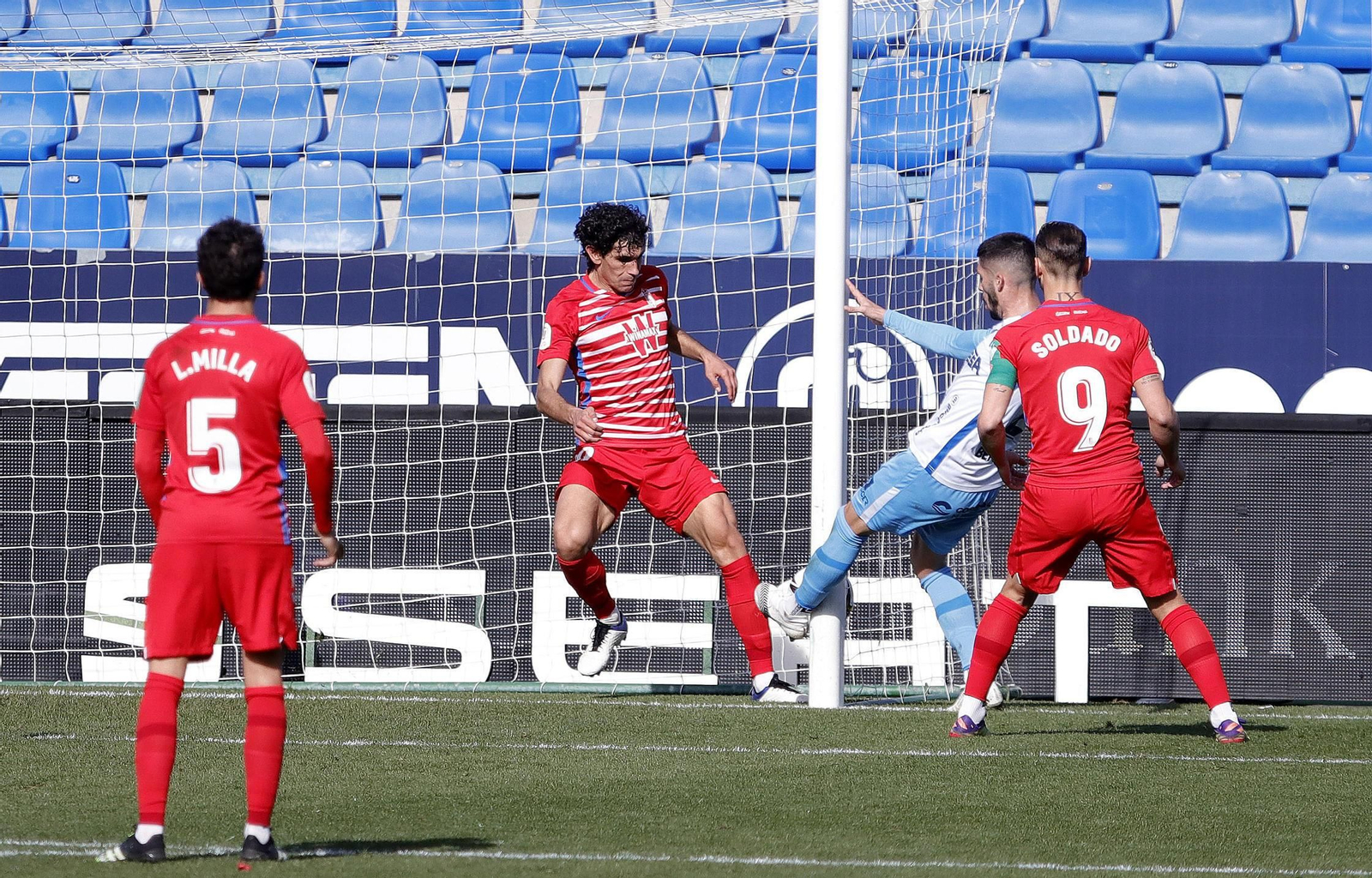 El Málaga CF-Granada, en fotos