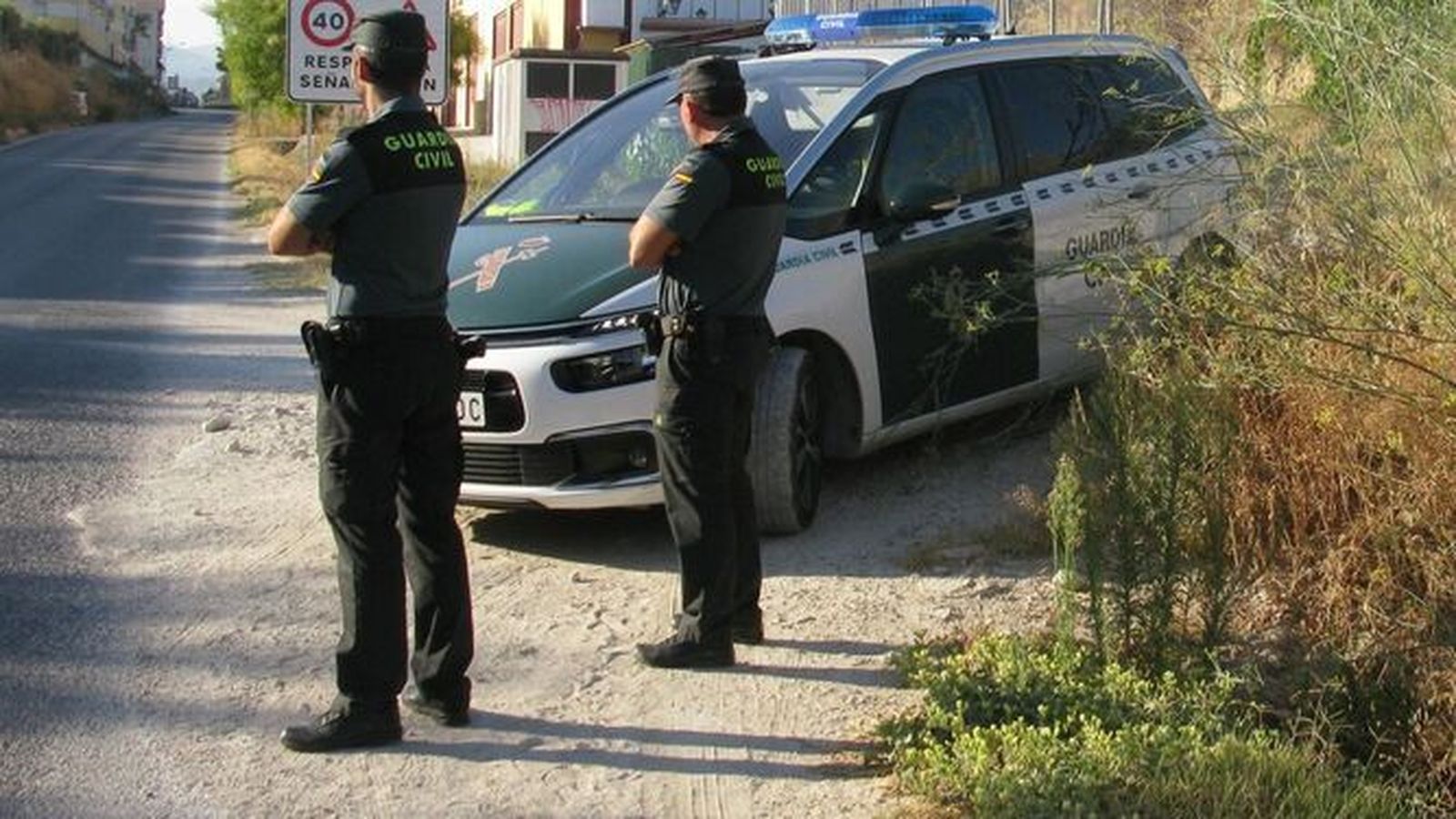 Una patrulla de la Guardia Civil de La Rambla.