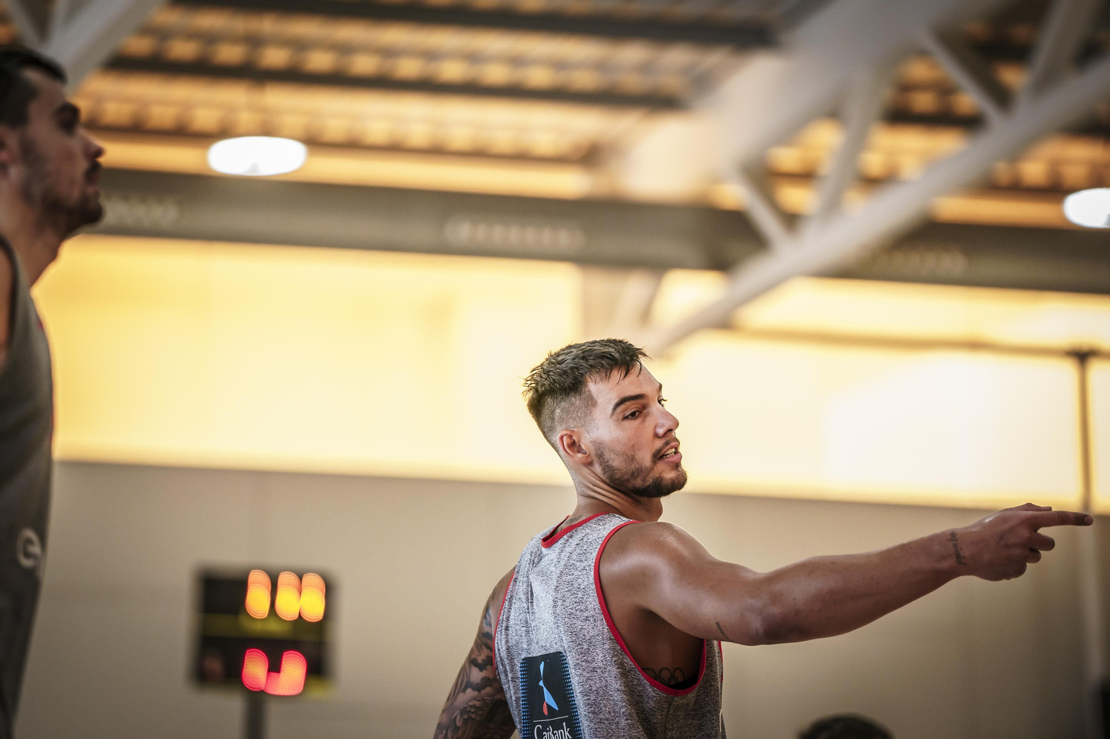 Sesión de la selección española en The Embassy