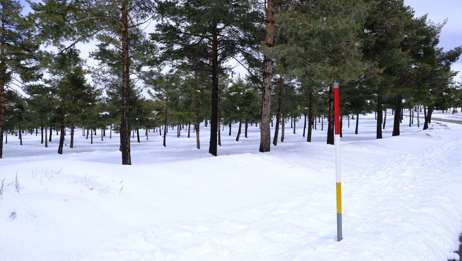 Imágenes del temporal de nieve en la provincia de Almería.