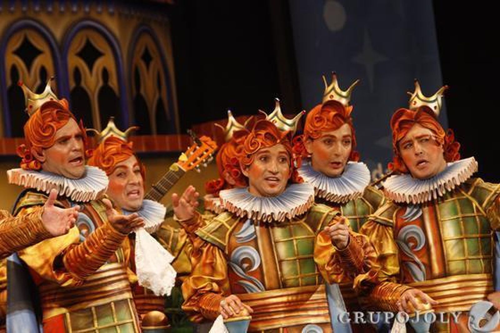 Comparsa 'El rey burlón'  Foto: Lourdes de Vicente