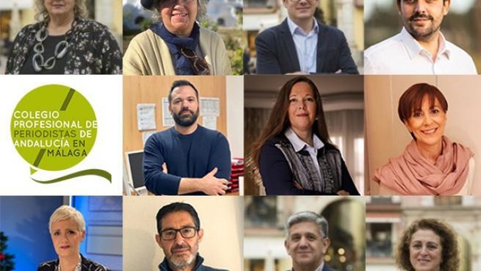 Junta directiva del Colegio de Periodistas de Andalucía en Málaga