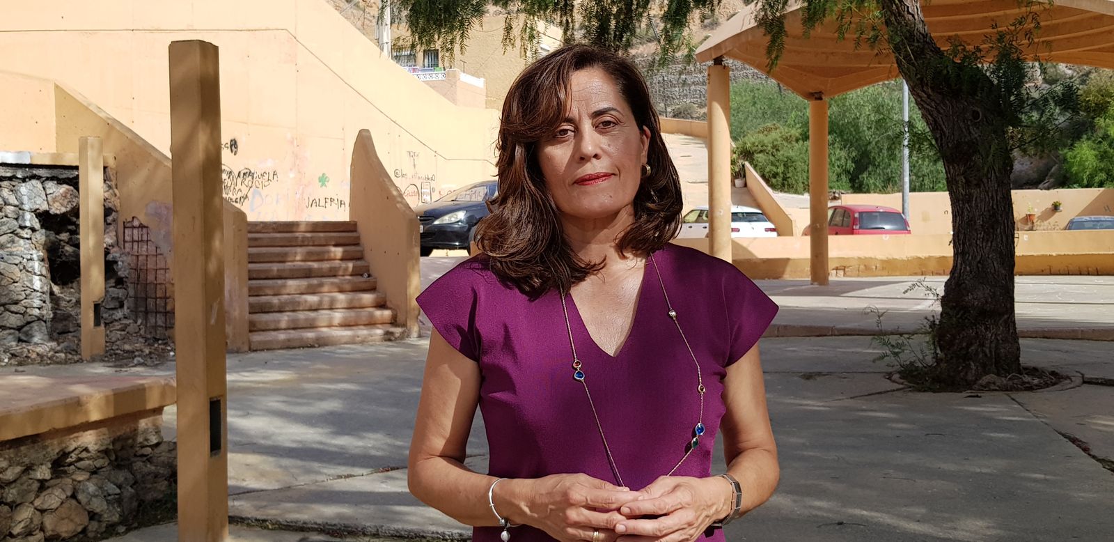 La concejal socialista Carmen Aguilar