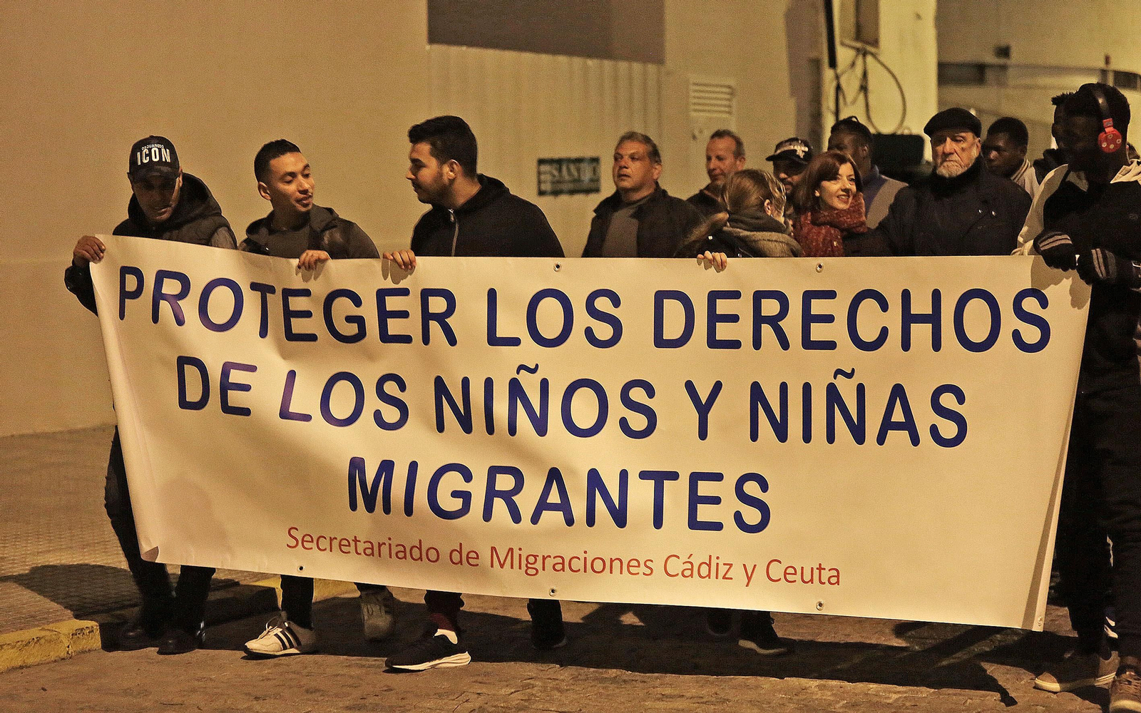 Manifestación por el día mundial de los derechos humanos