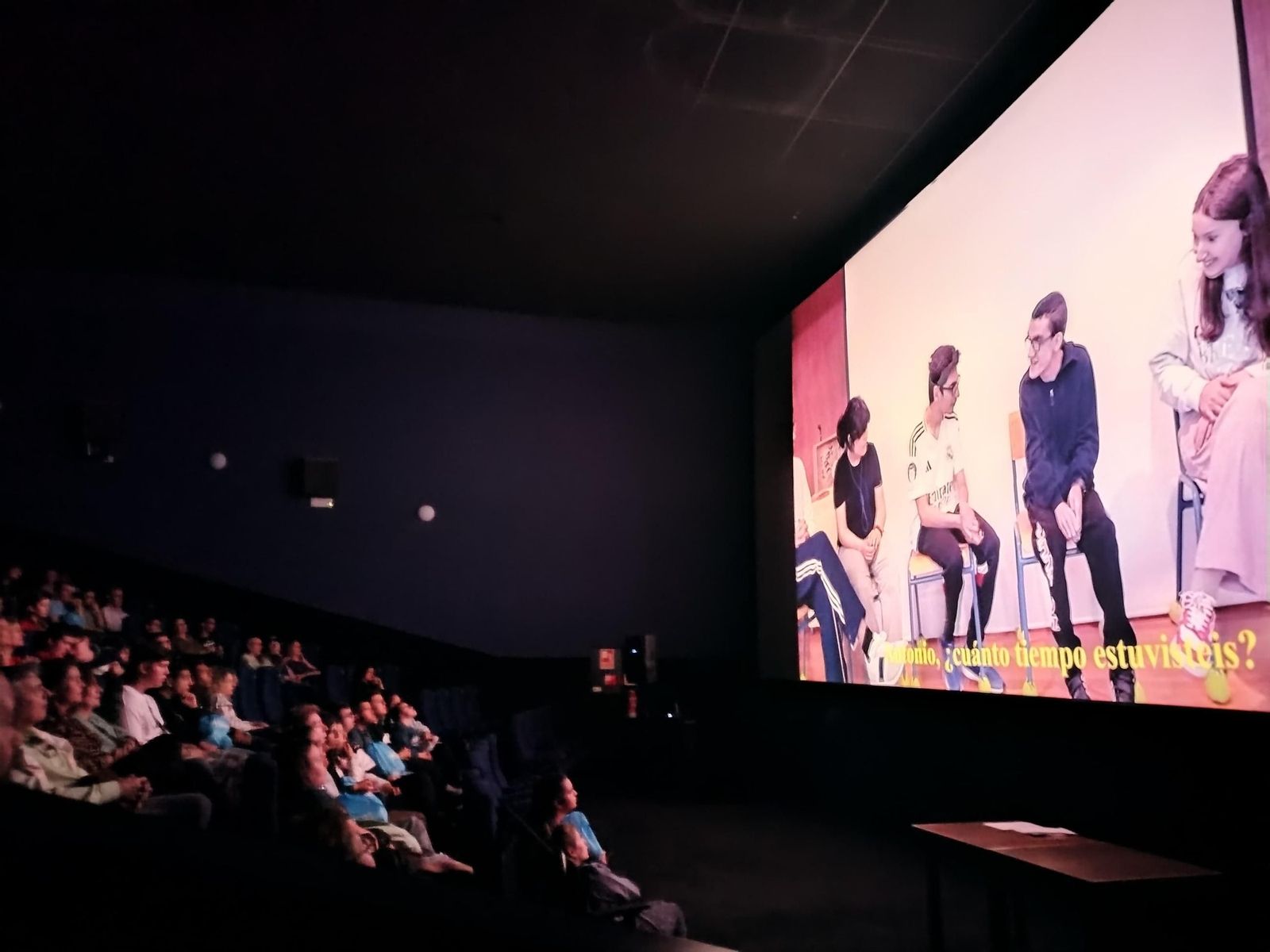 Proyección de la edición anterior de 'Hazme Ver'.