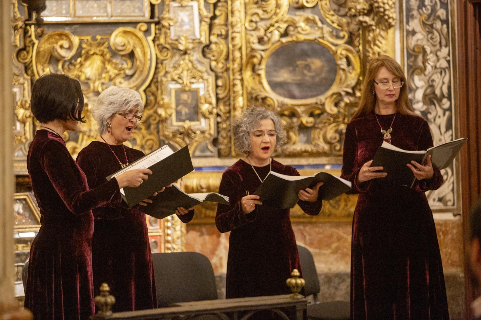 Un momento del recital de Alia Musica en San Luis de los Franceses.