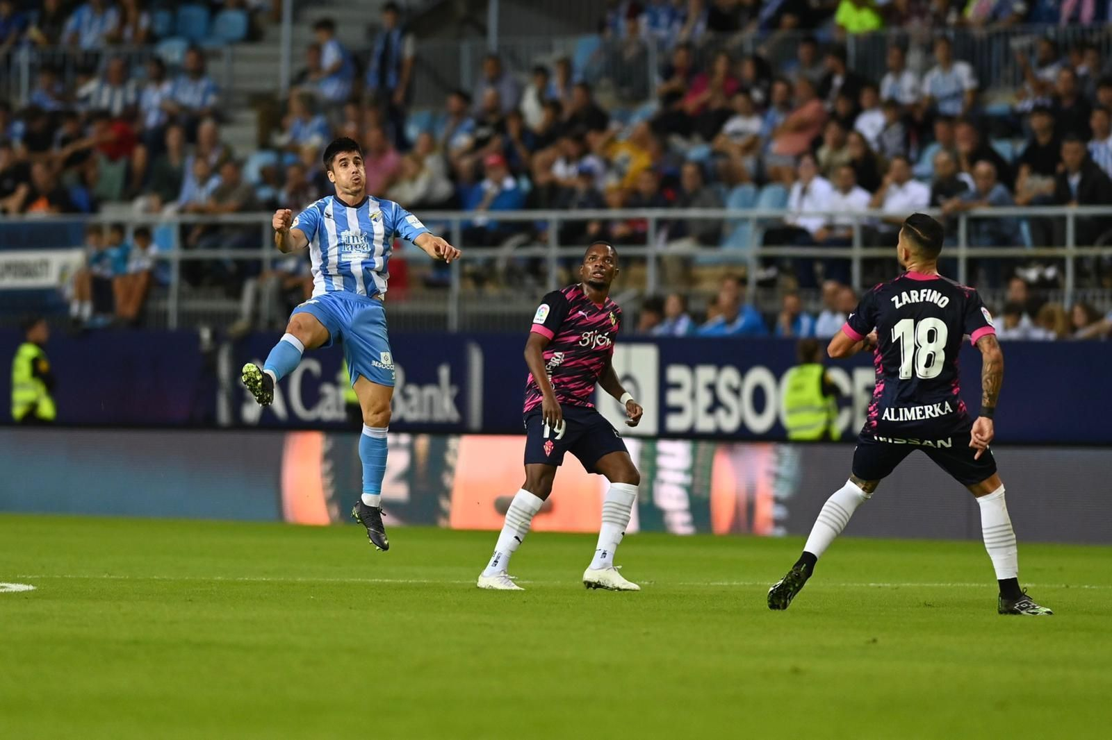 Las fotos del Málaga CF - Sporting de Gijón