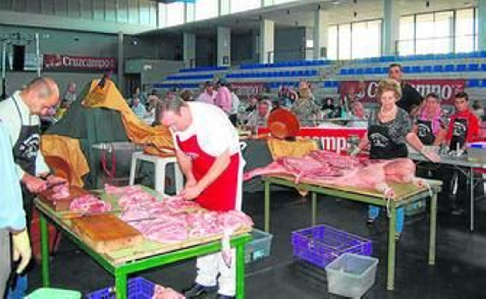 La tradicional matanza espejeña, una de las atracciones de estas jornadas agroalimentarias.