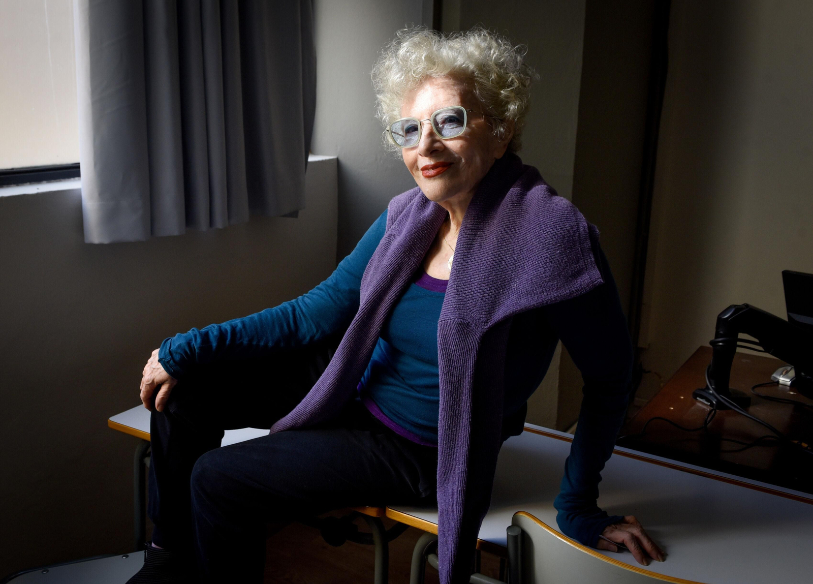 Magüi Mira (Valencia, 1944), fotografiada el pasado lunes en la Facultad de Filología.