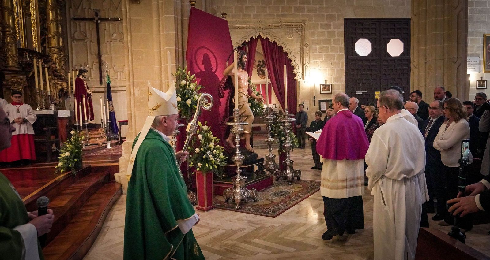 Imágenes de la bendición del nuevo Resucitado
