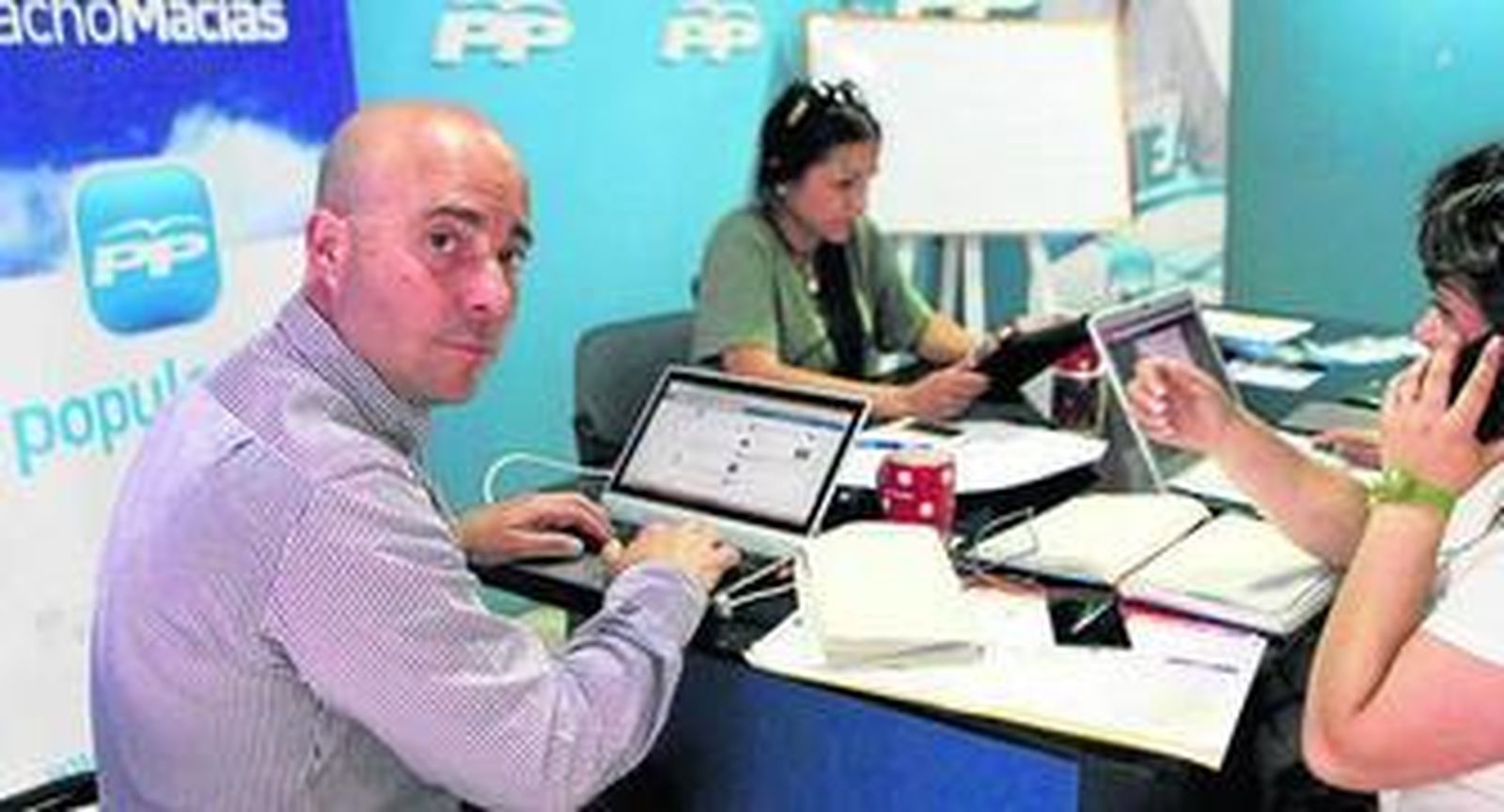 El candidato del PP a la alcaldía de La Línea, Ignacio Macías.