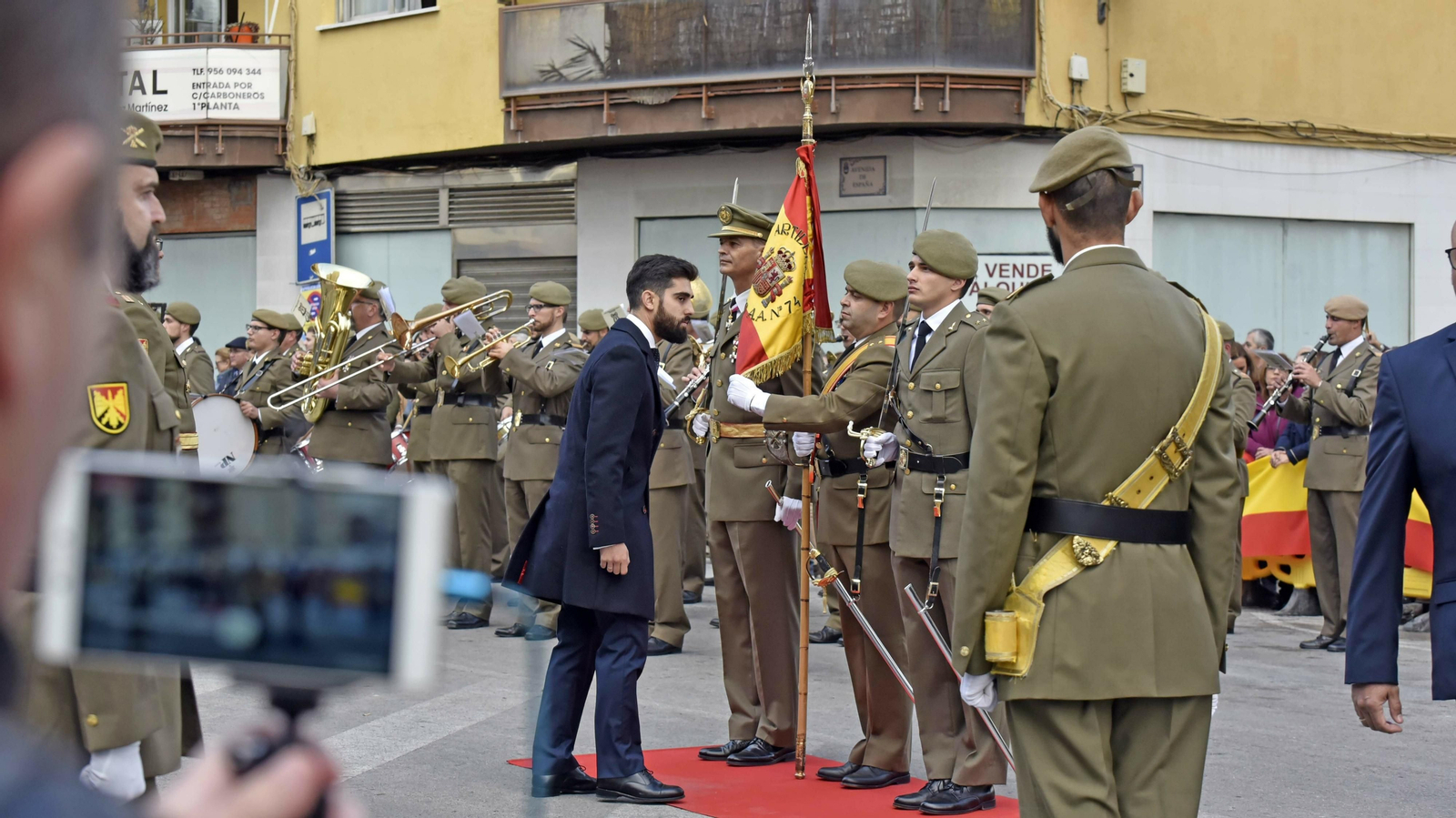 Las mejores fotos de la jura de bandera civil en La Línea