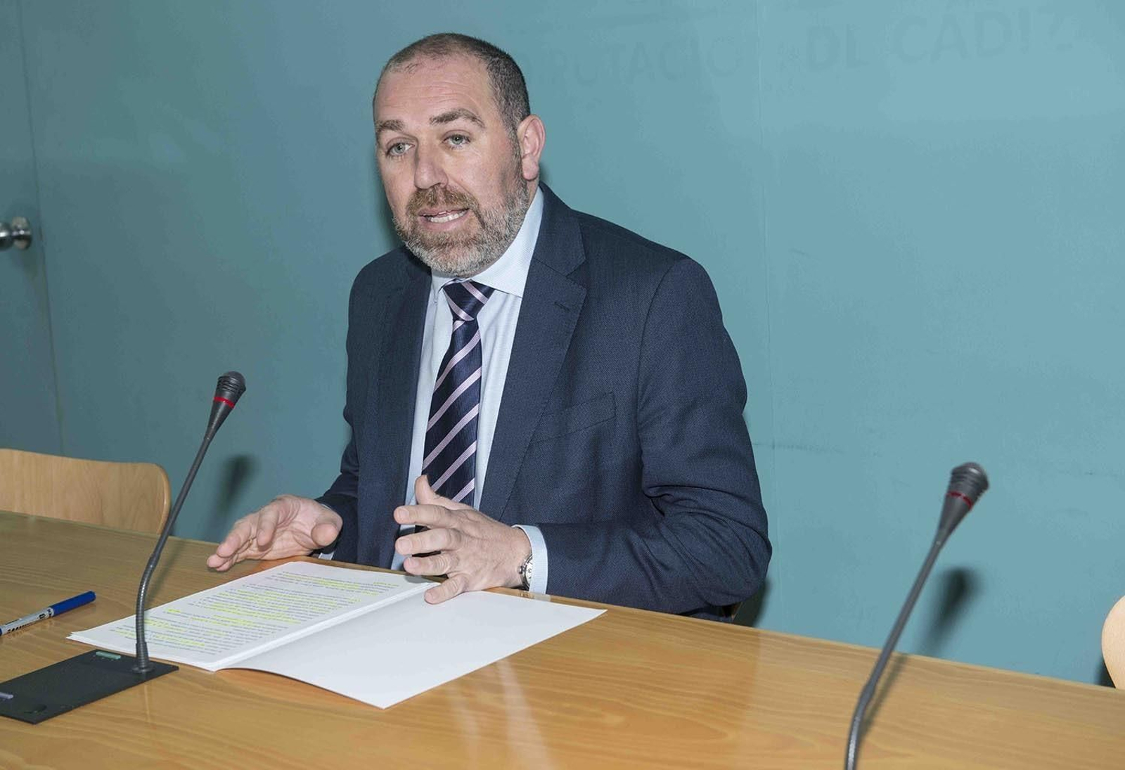 Jesús Solís, presidente de la junta gestora del PSOE de La Línea