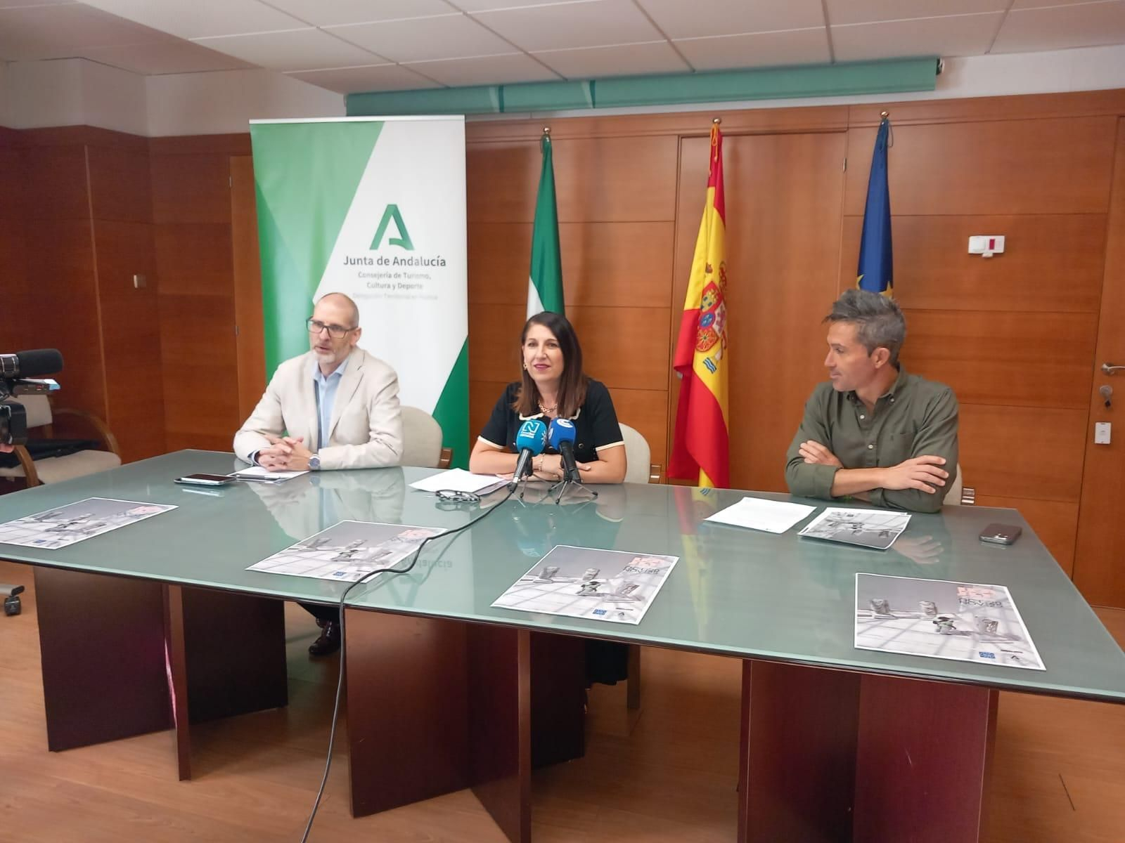 Teresa Herrera en la presentación de las Jornadas de Patrimonio.