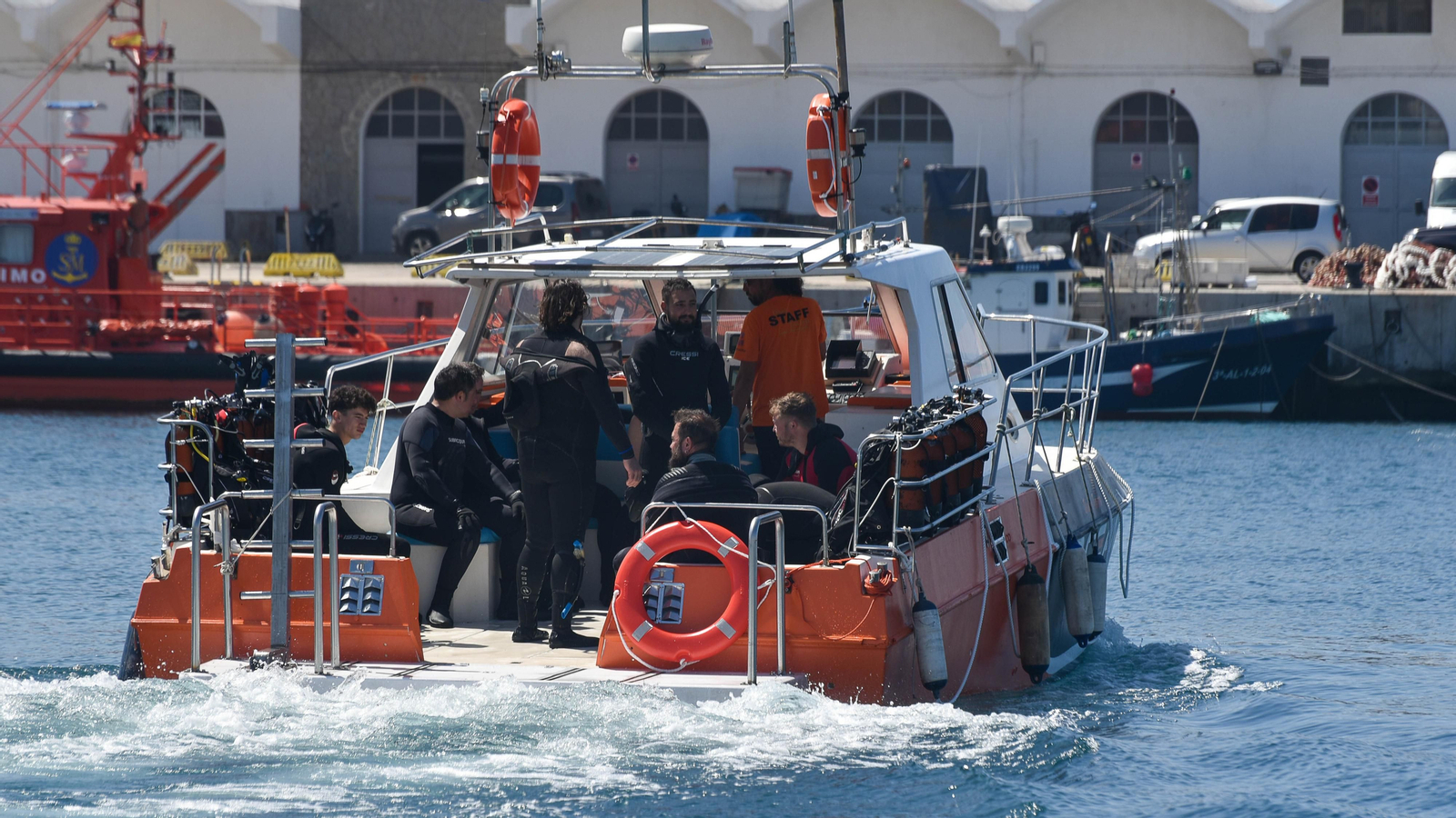 Fotos de la salida para la inmersión colectiva naconal de buceo en Tarifa
