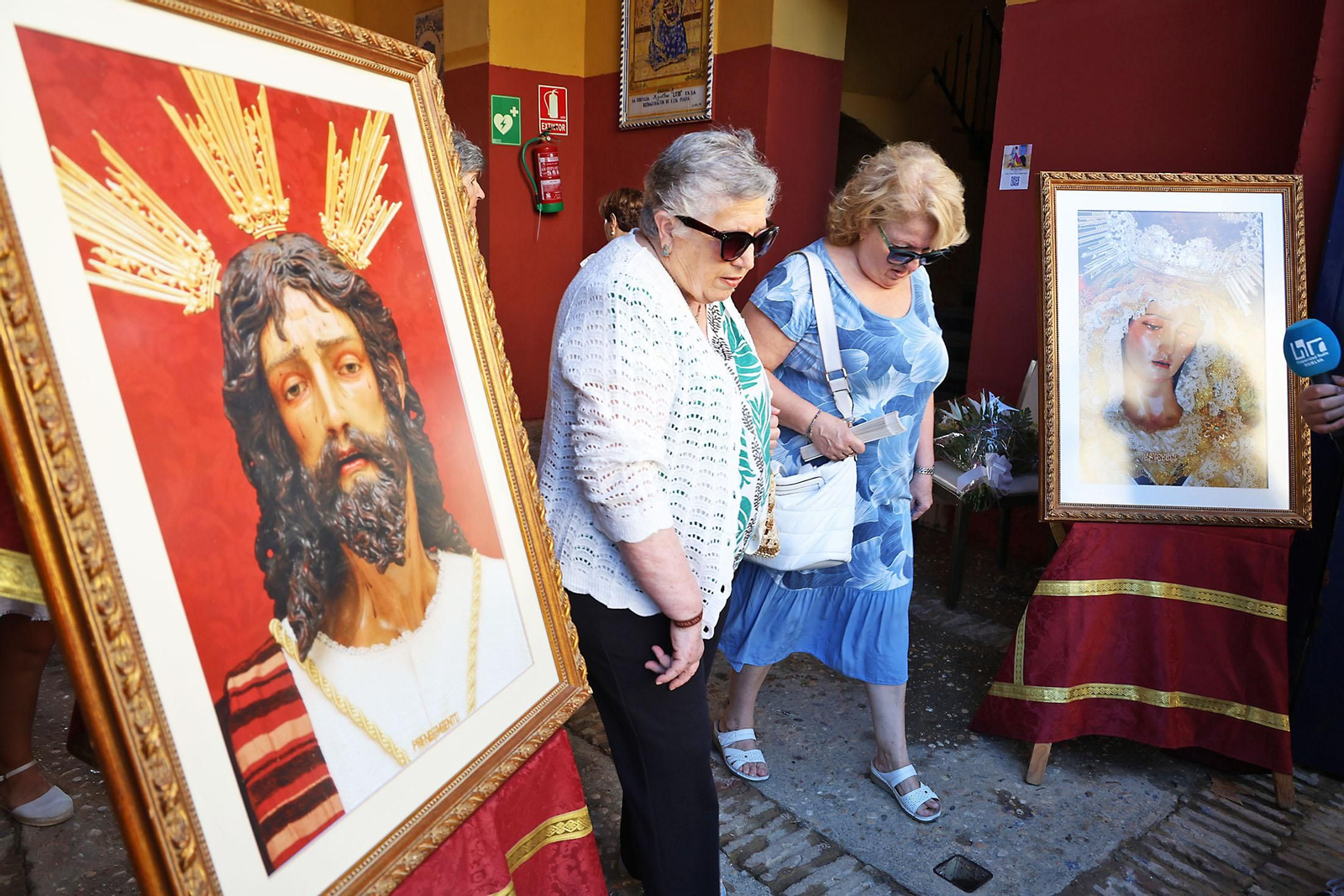 Imágenes de la bajada de la Virgen de la Cinta